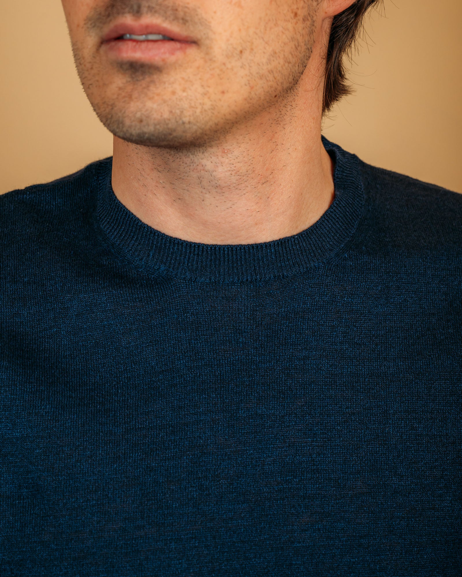 T-shirt in Lino Blu Navy 1461600 442 Gaffi 
