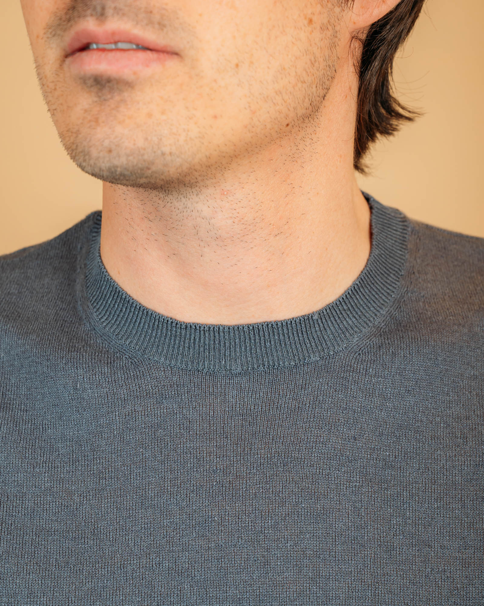 T-shirt in Lino Piombo 1461600 722 Gaffi 