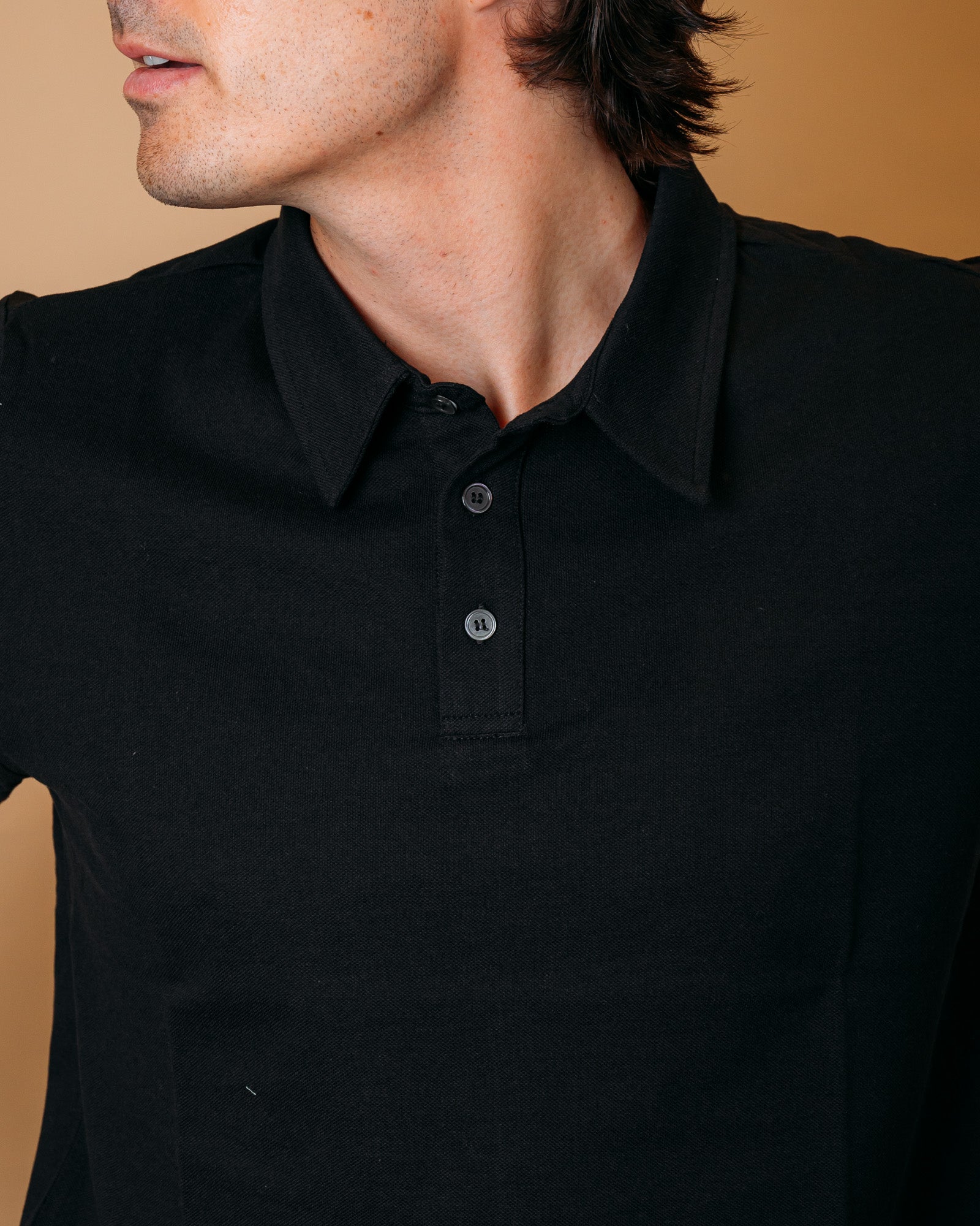 Polo Piquet Nero 1465402 999 Gaffi 