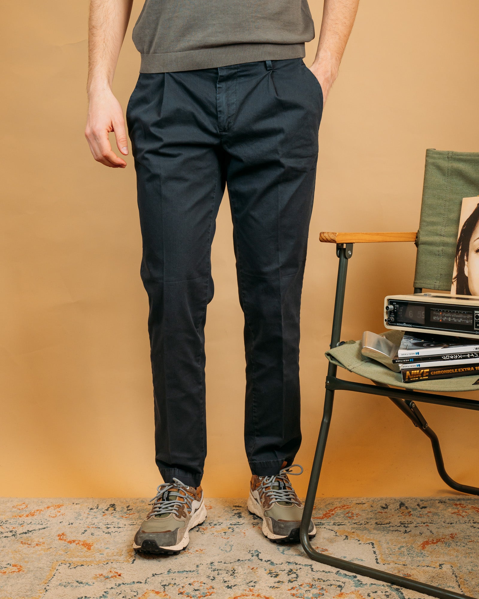 Pantaloni Chicago Navy GACHI8378WS26 016 Gaffi 