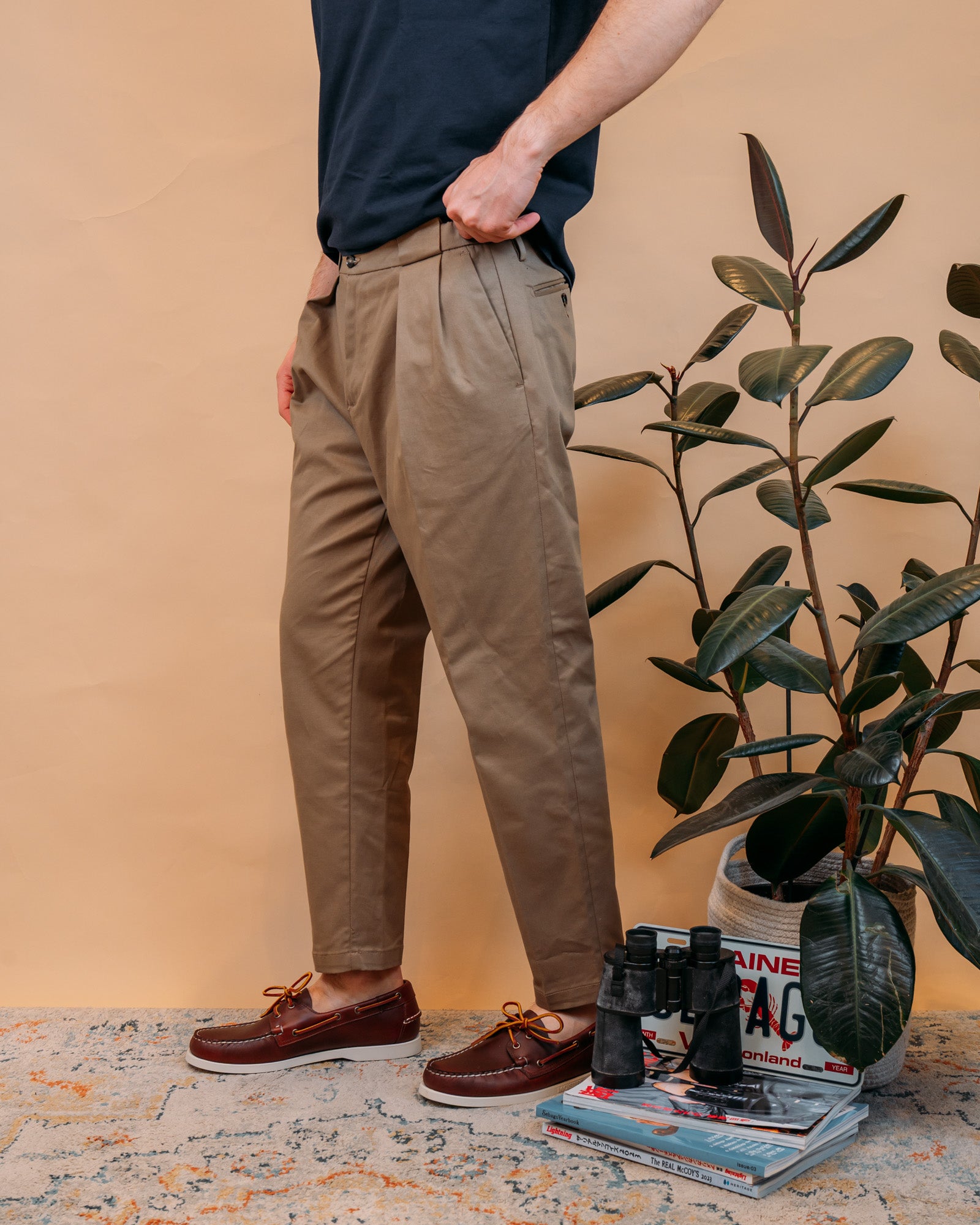 Pantaloni Tirana Visone GATIR7845S26 194 Gaffi 