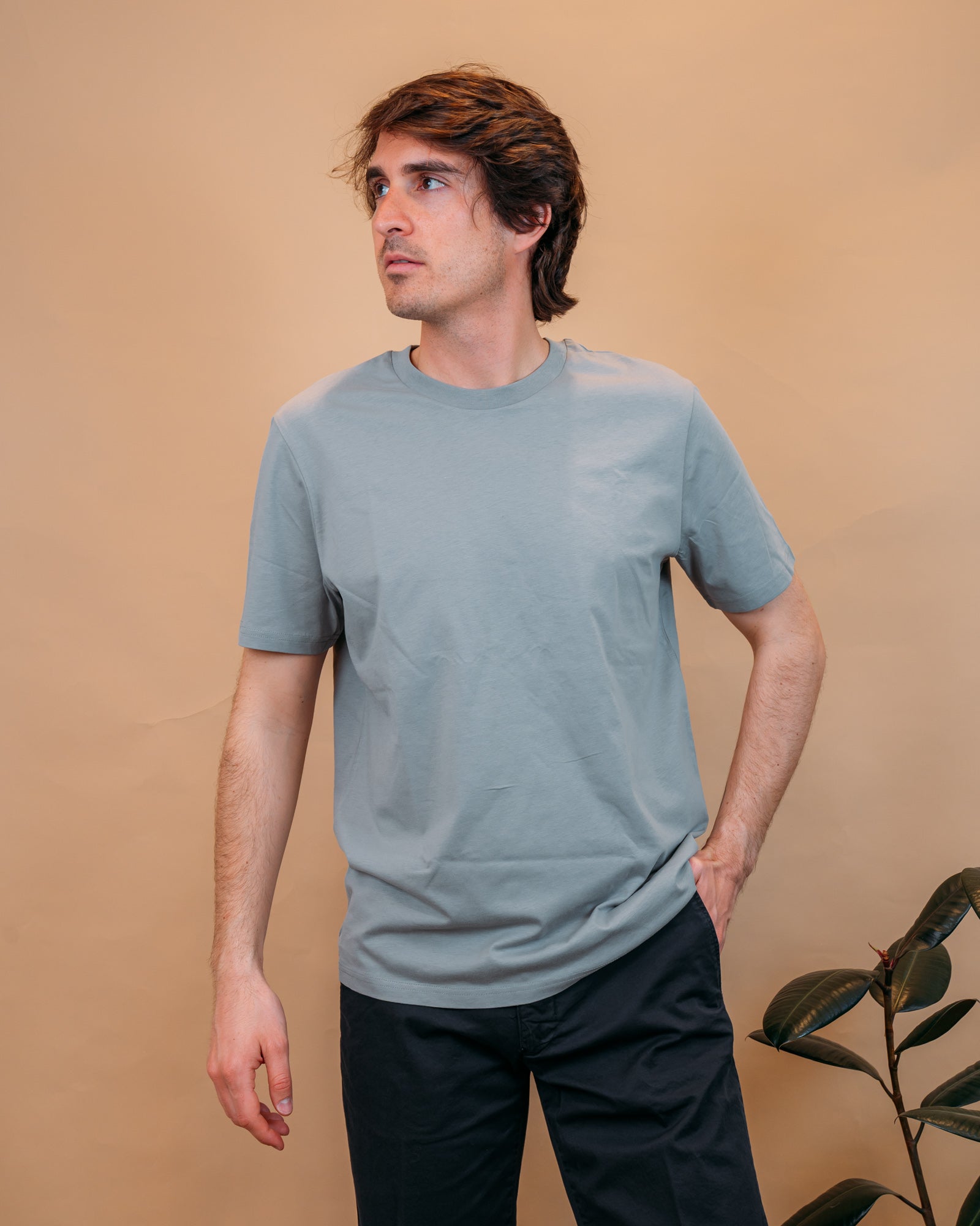 T-shirt Travis Tee Misty Grey STTU169 C138 Gaffi 