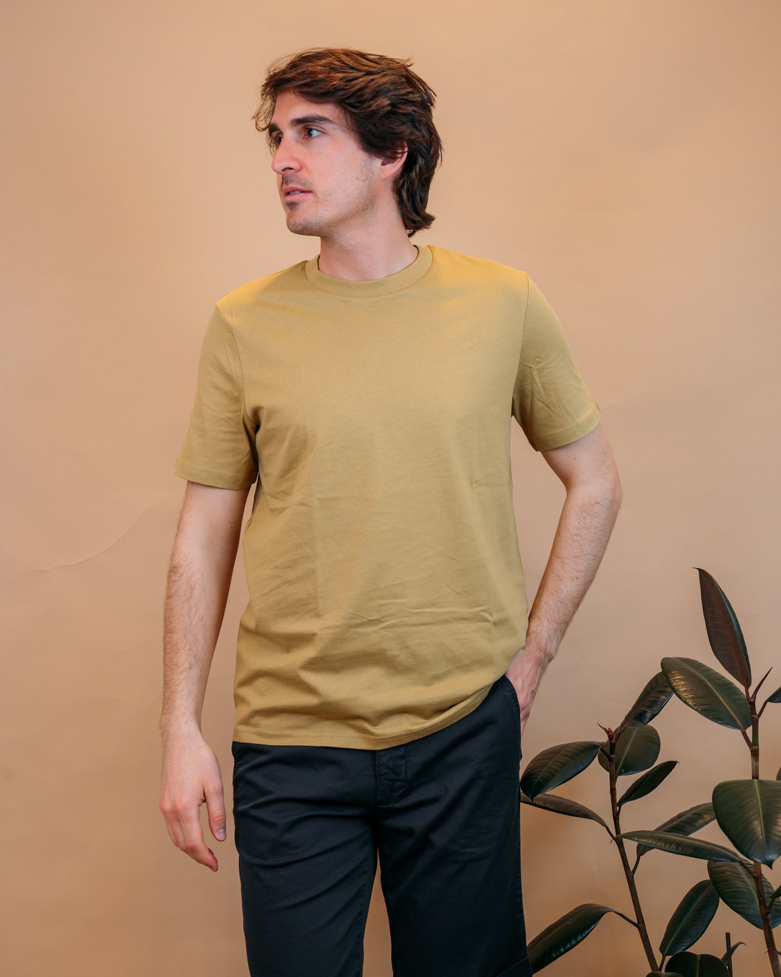 T-shirt Travis Tee Faded Olive STTU169 C153 Gaffi 