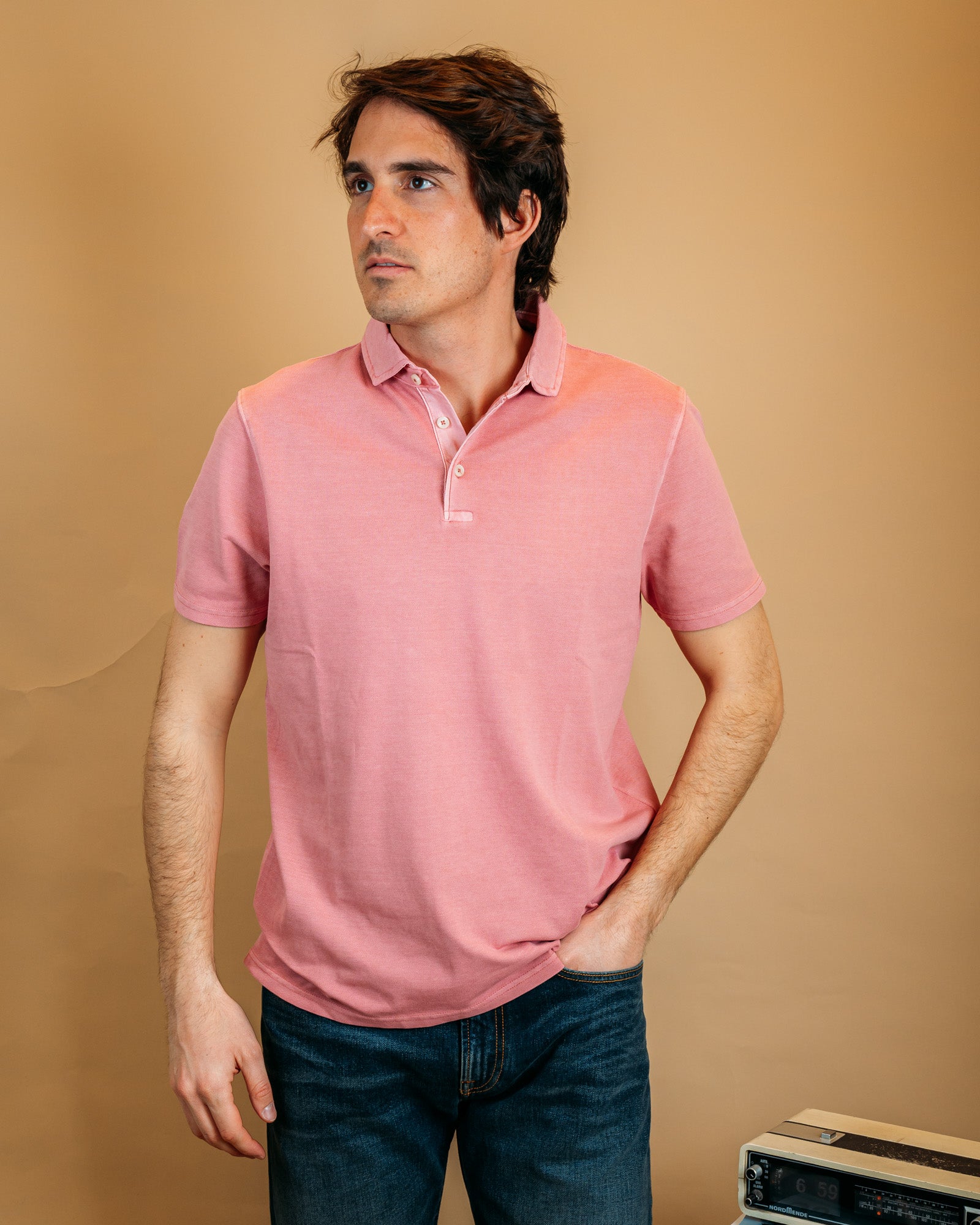 Polo Peter Pink OMPIQ C75 Impure 