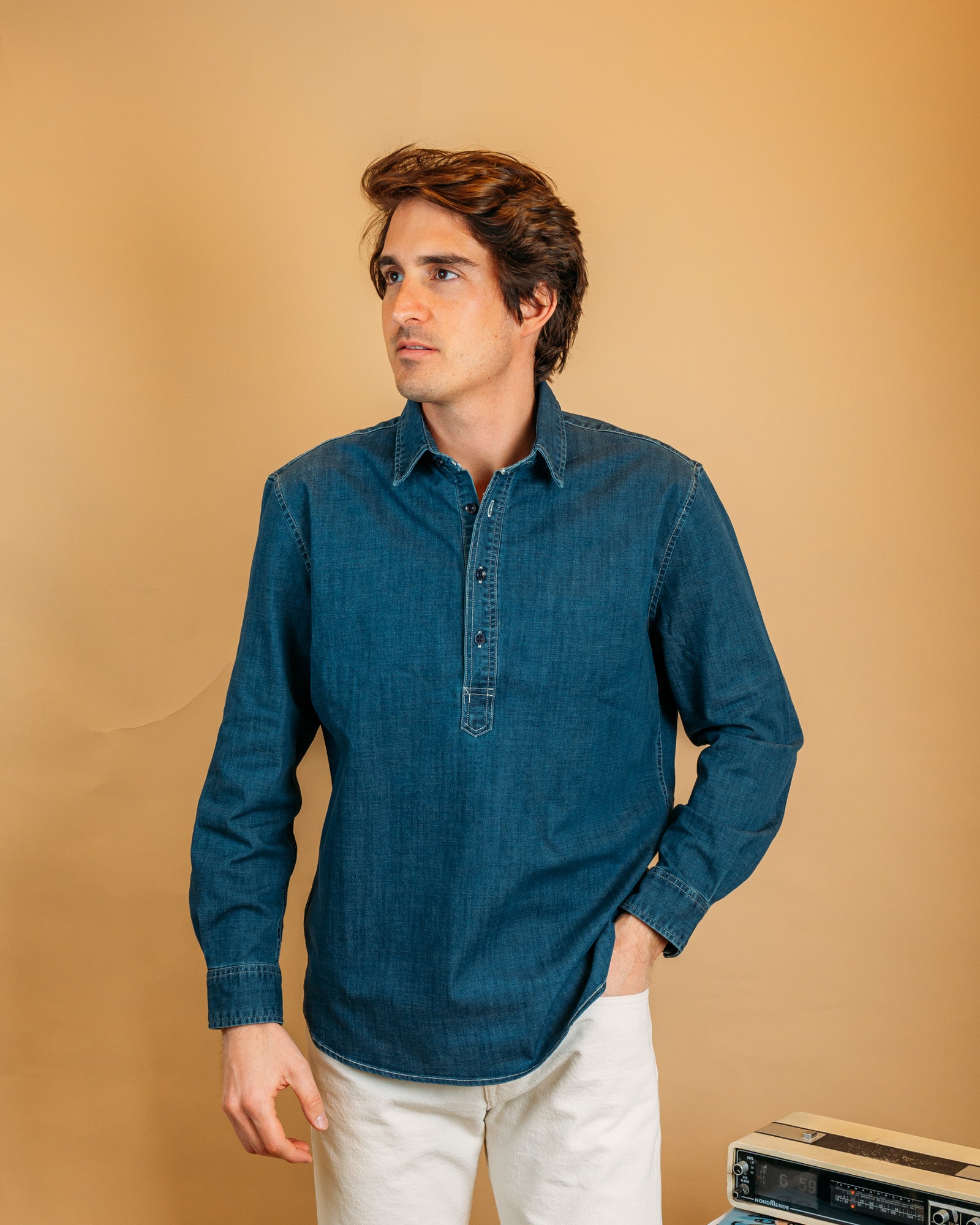Camicia Cleveland Blue Denim SMDST C27 Impure 