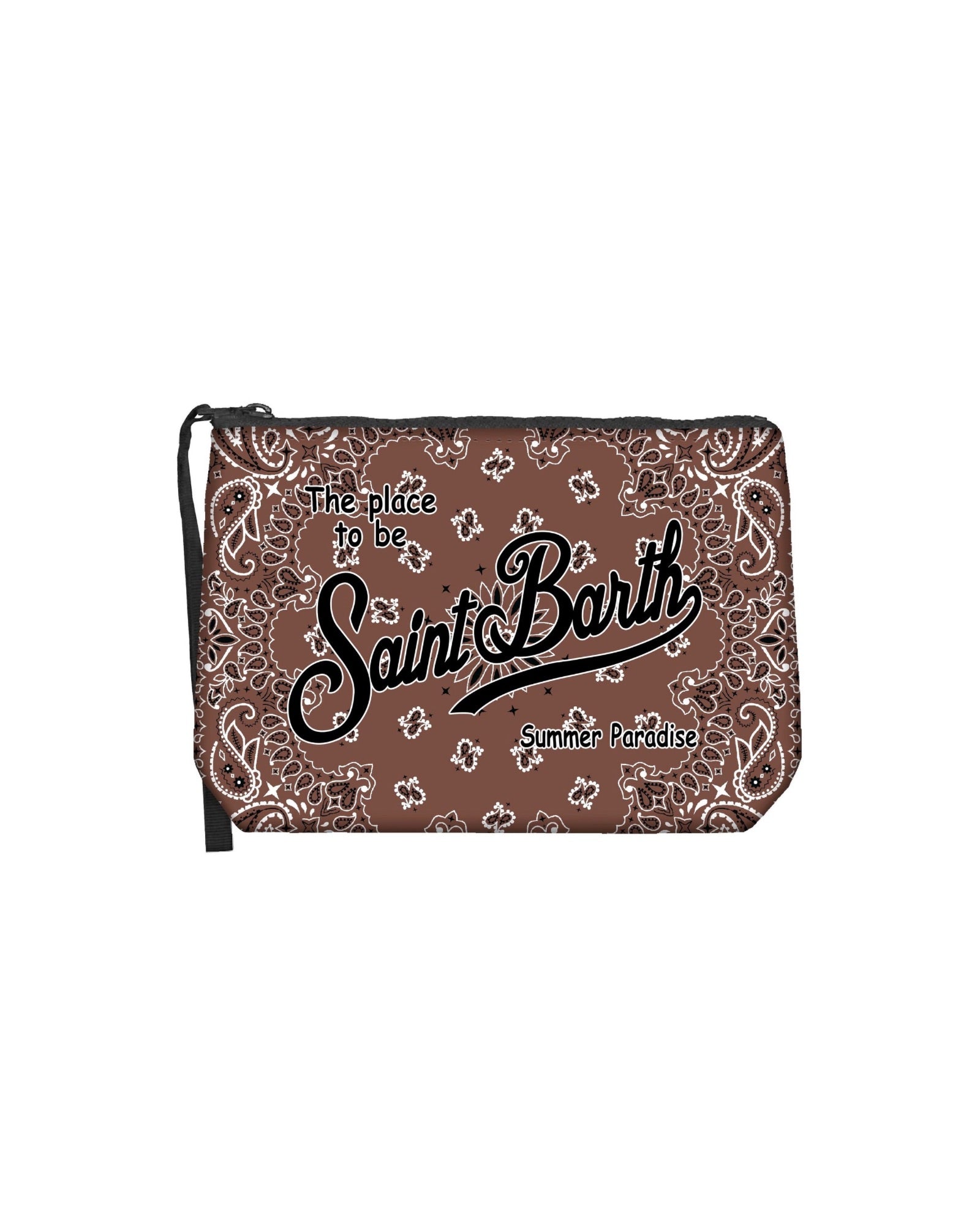 Pochette Aline Bandana Marrone ALIN001 07684L MC2 Saint Barth 