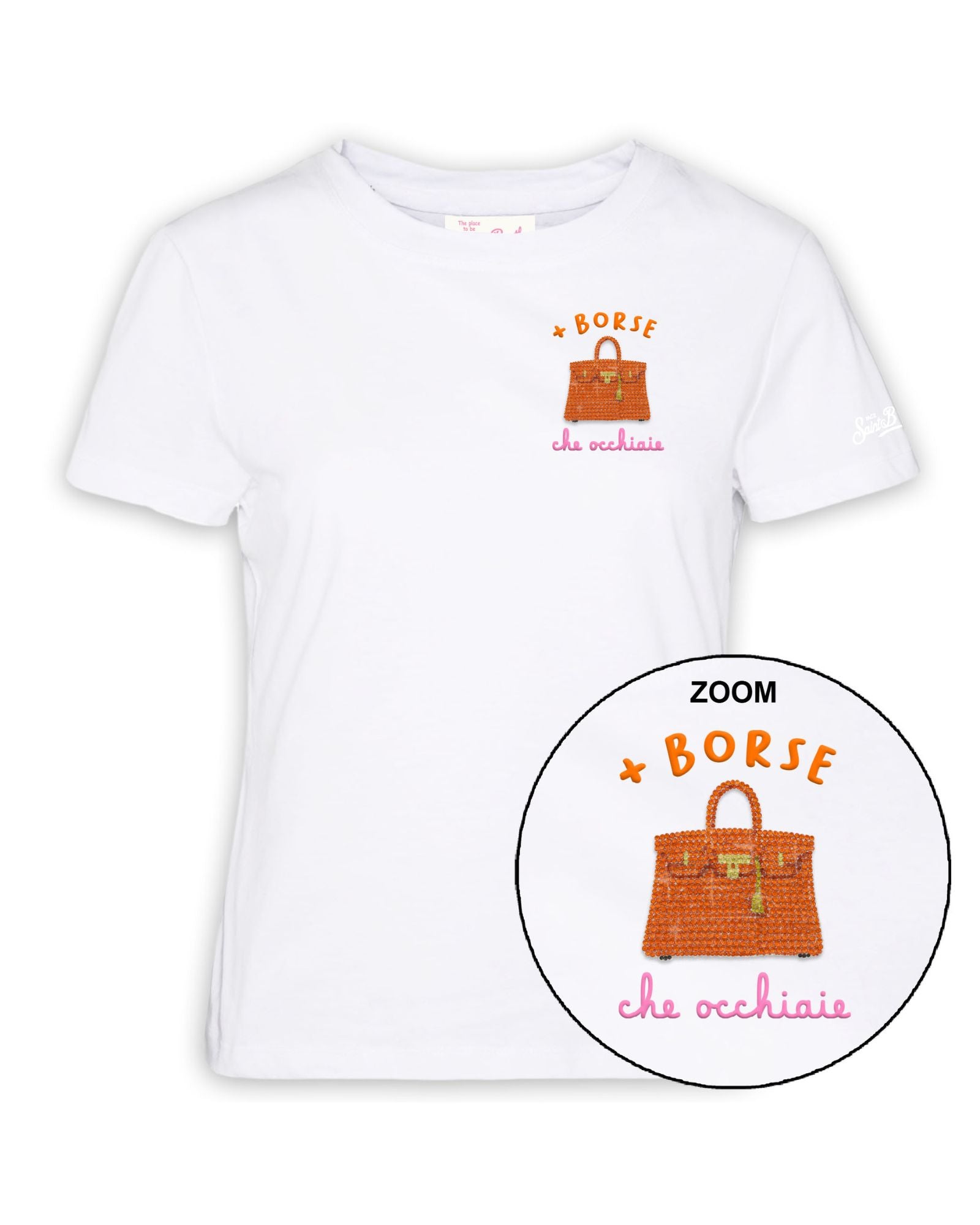 T-shirt Emilie Borse Occhiaie EMI001 08579L MC2 Saint Barth 