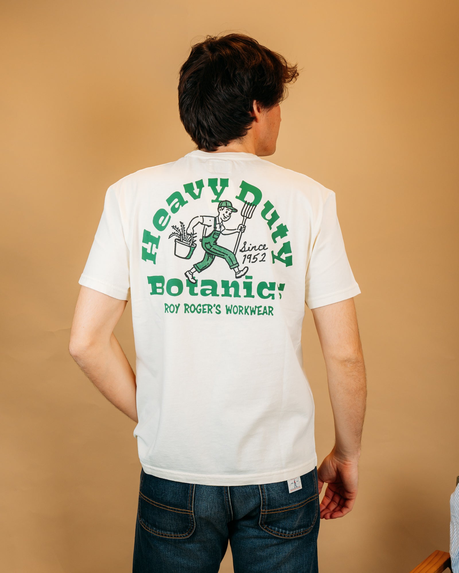 T-shirt Botanics Butter RRW017CR330569 C0228 Roy Roger's Workwear 