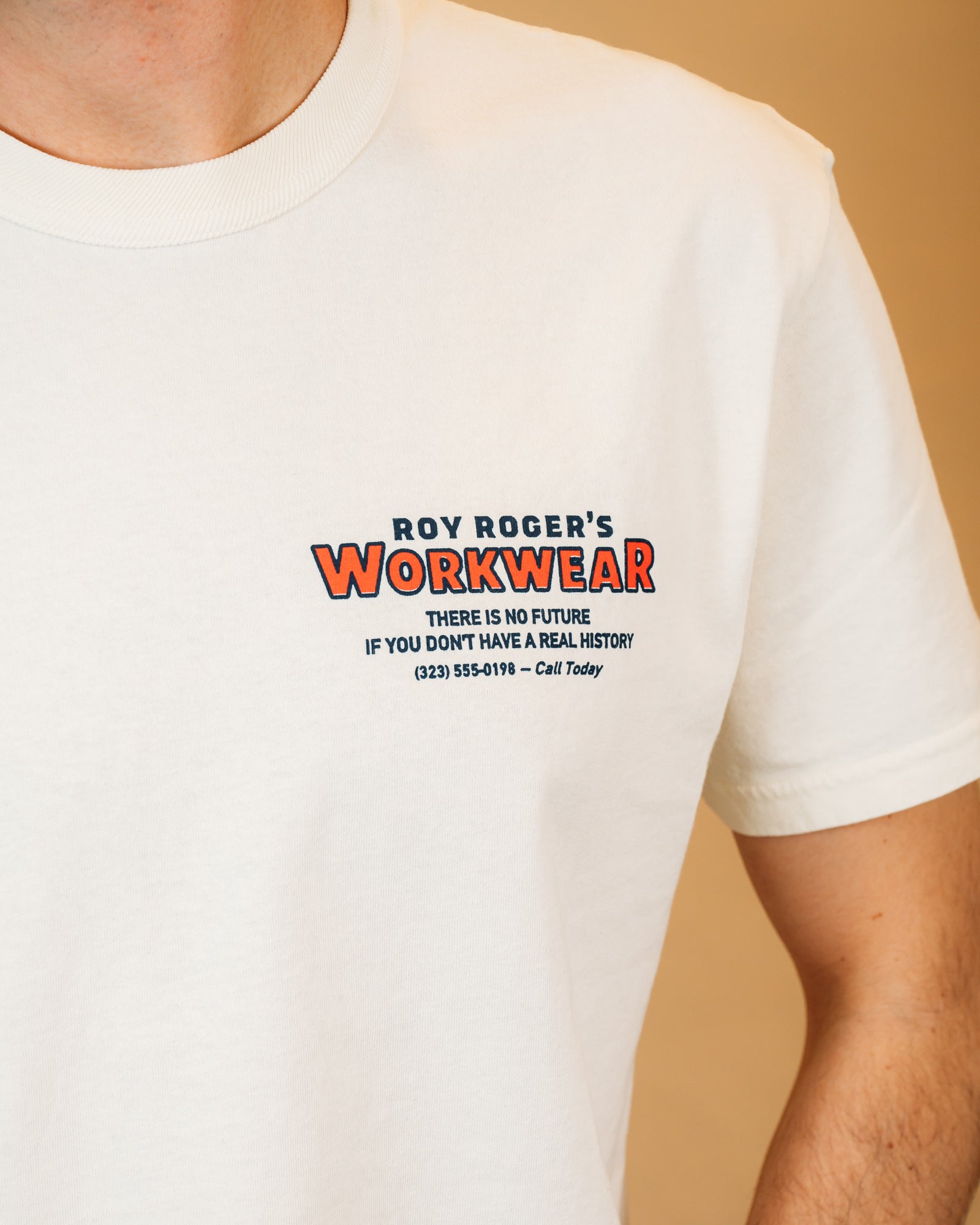 T-shirt Workwear Butter RRW017CR340569 C0228 Roy Roger's Workwear 