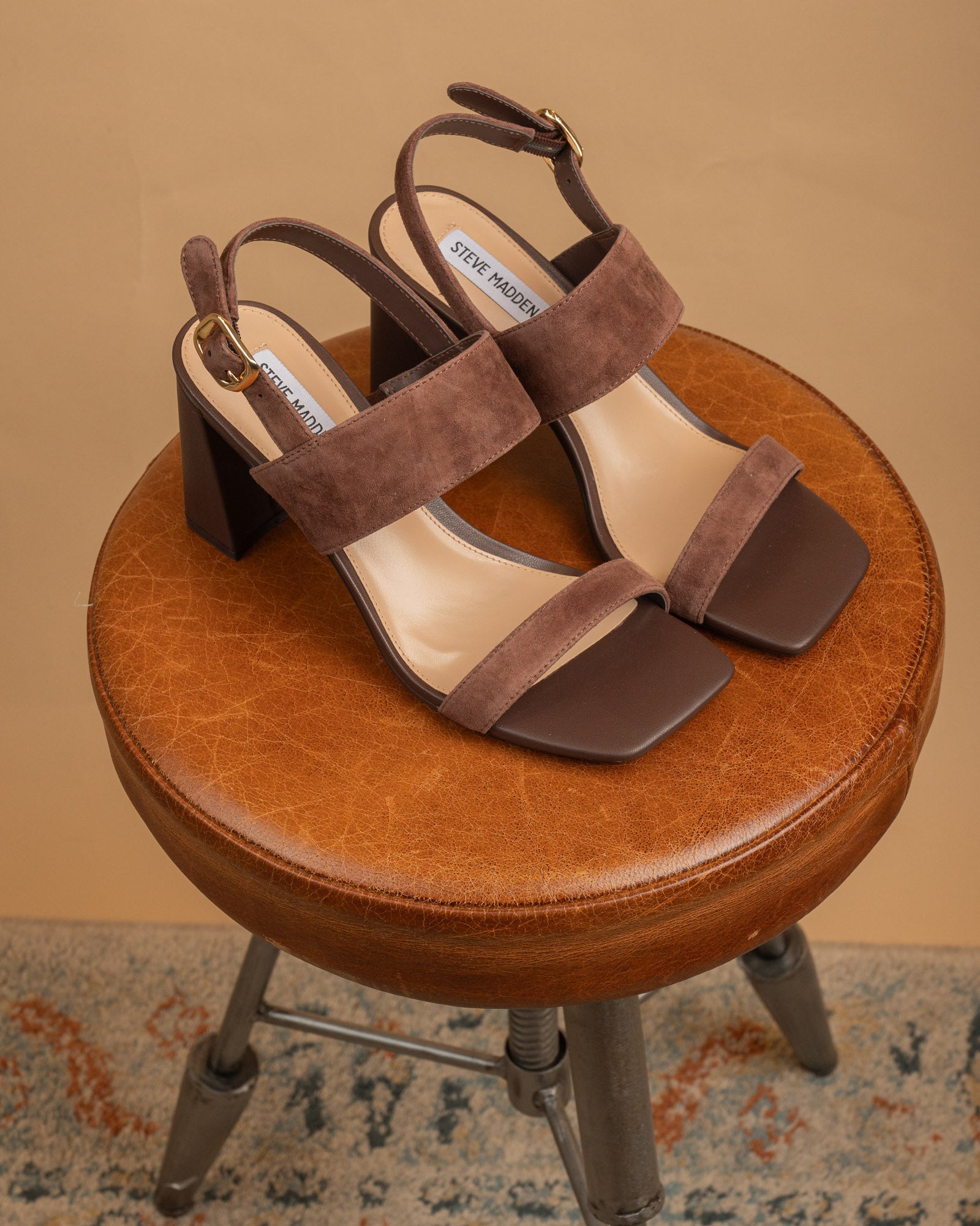 Sandalo Wendie Suede Chocolate SMSWENDIE 880 Steve Madden 