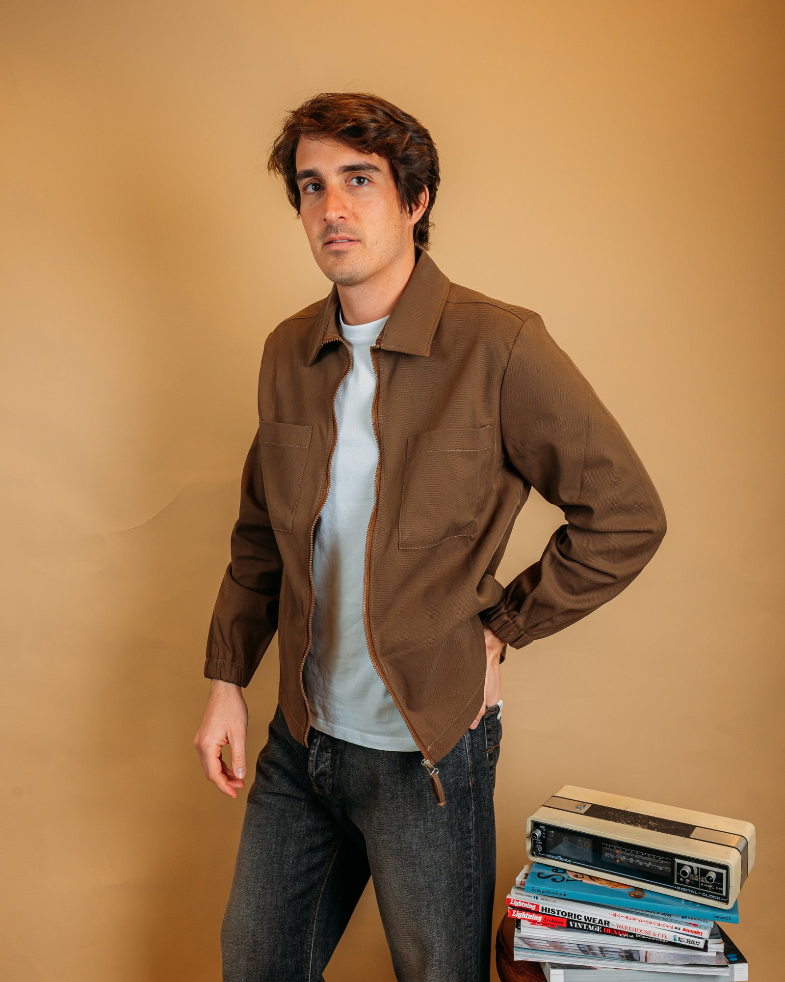 Overshirt Aidan Moka AIDAN MO Wooden 