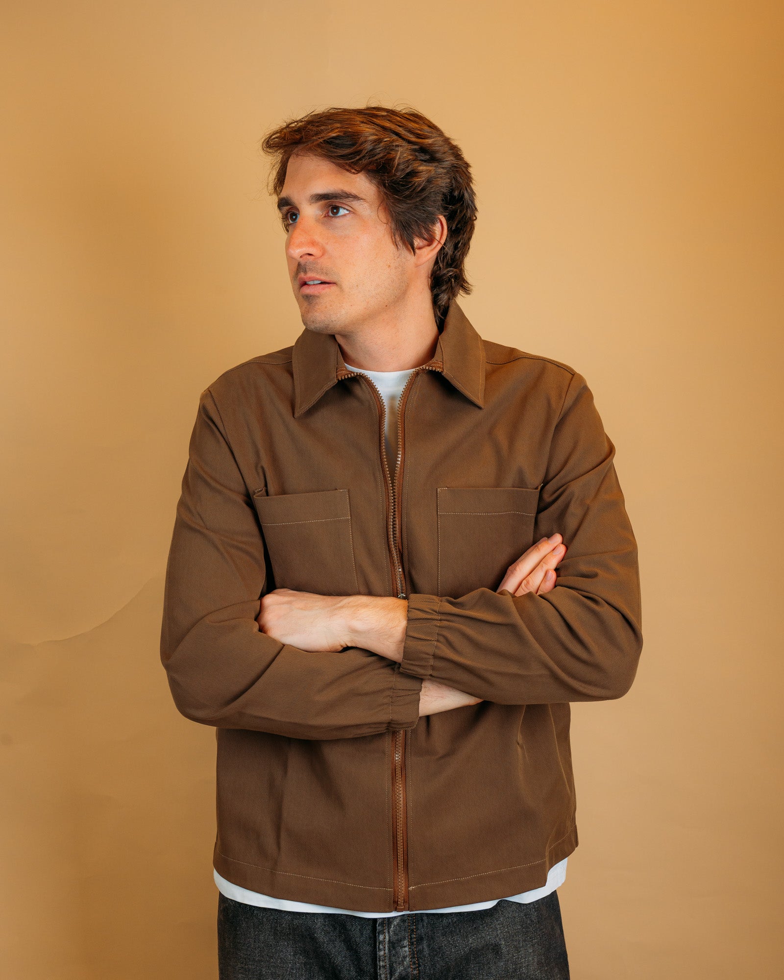 Overshirt Aidan Moka AIDAN MO Wooden 