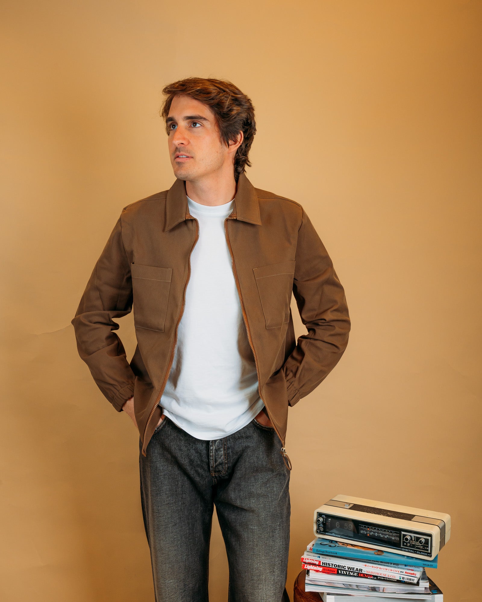 Overshirt Aidan Moka AIDAN MO Wooden 