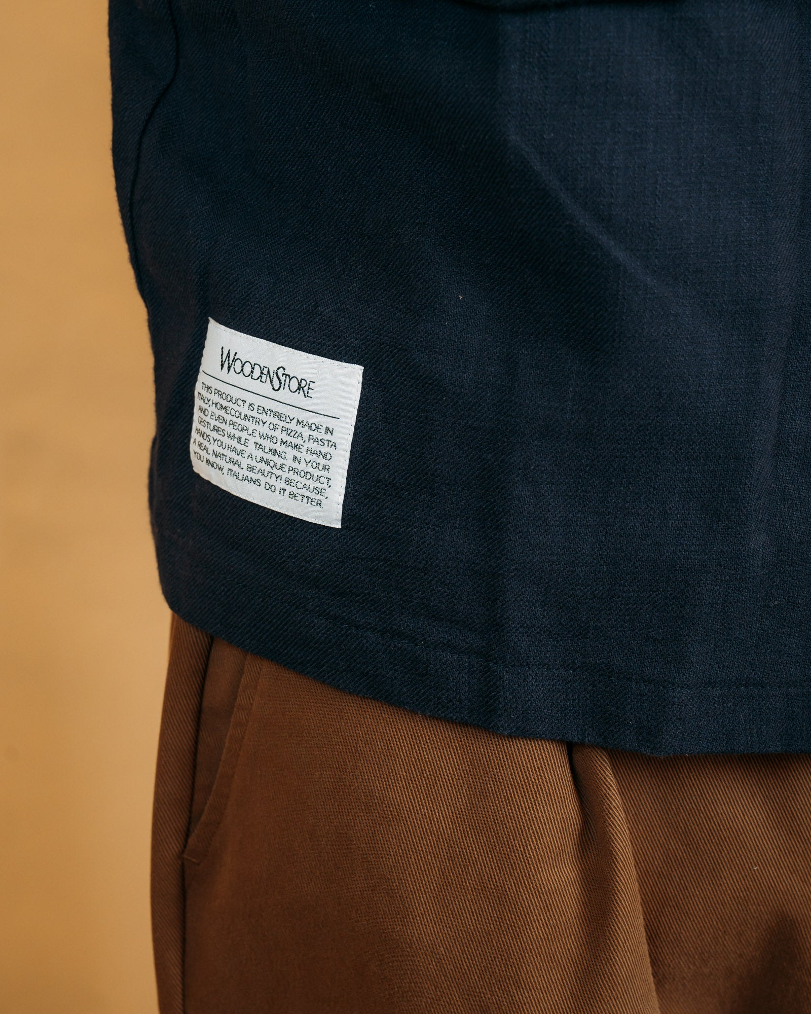 Overshirt Military Blu MILITARY BL Wooden 