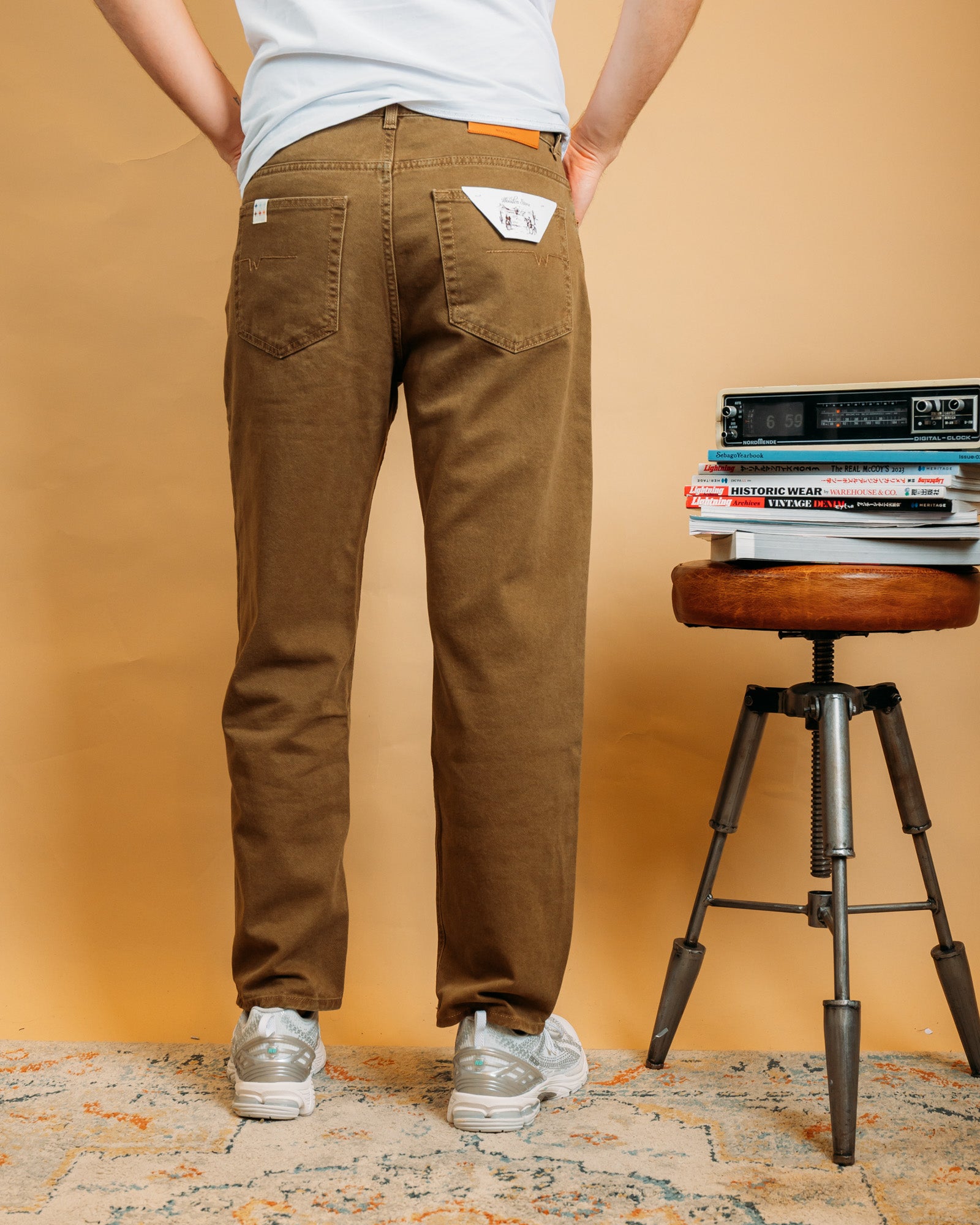 Jeans Original Vintage Cammello Delavè ORIGINALVINTAGE CA Wooden 