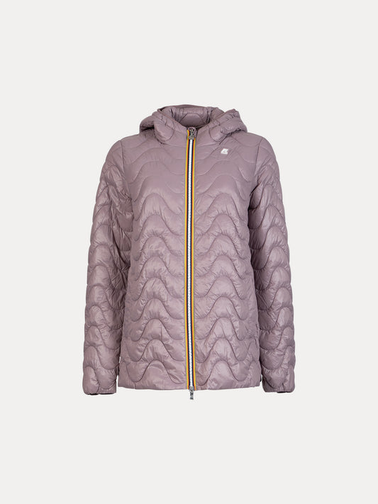 GAFFISTORE MADLAINE QUILTED WARM VIOLET DUSTY K-WAY