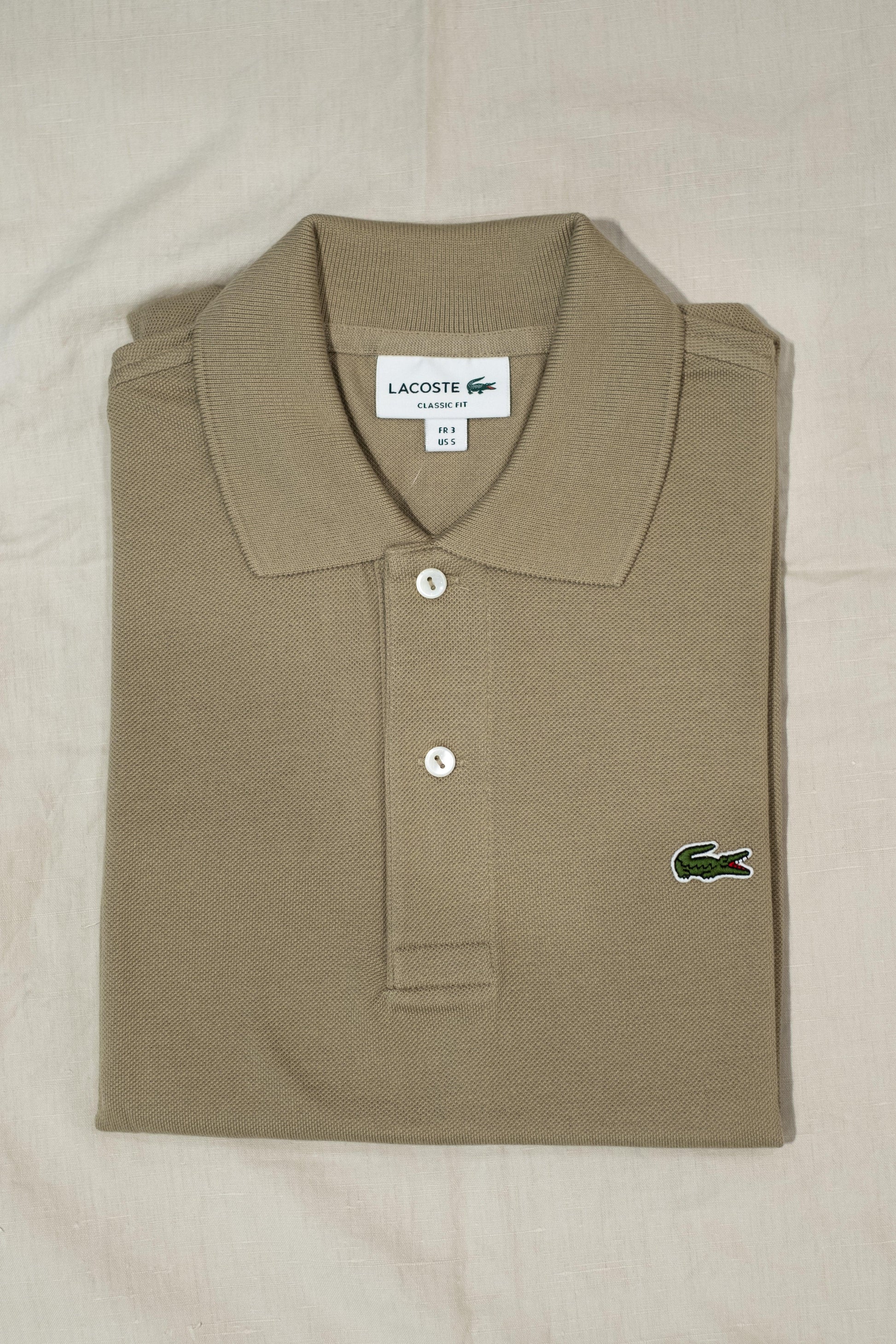 Gaffi Store 1966 Polo Originale L.12.12 Beige Lacoste