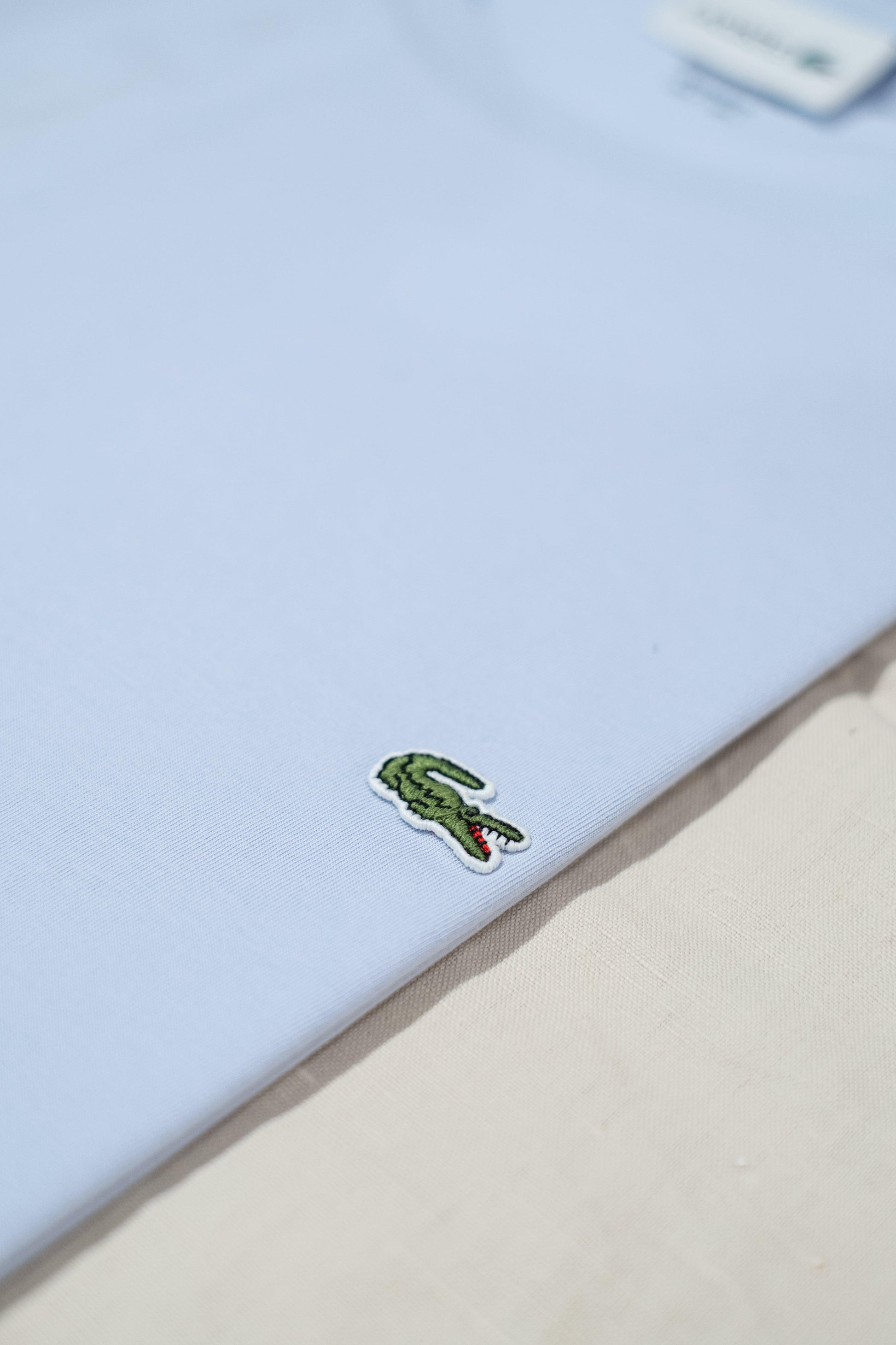 Gaffi Store 1966 T-shirt in Jersey Blu Chiaro Lacoste