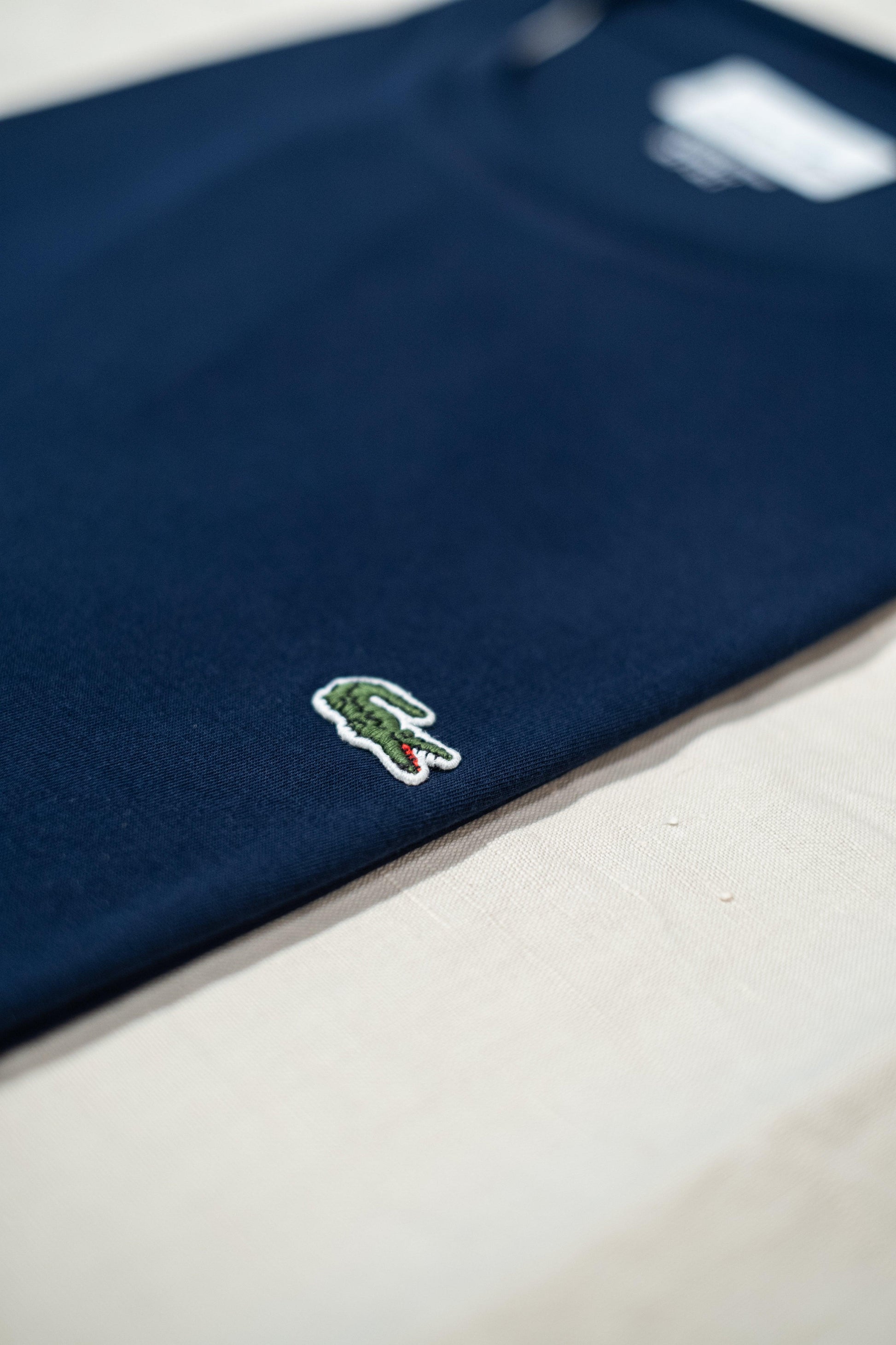 Gaffi Store 1966 T-shirt in Jersey Pima Blu Navy Lacoste