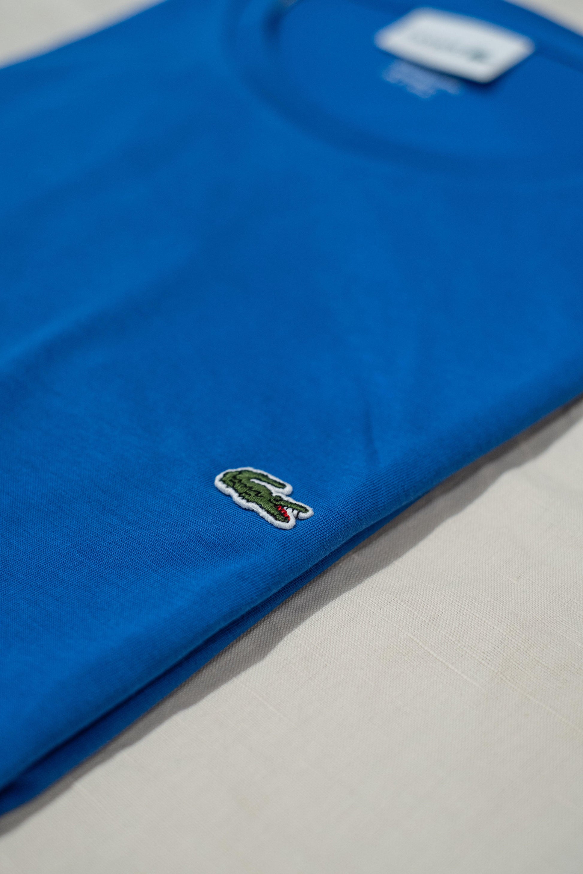 Gaffi Store 1966 T-shirt in Jersey Pima Blu/Azzurro Lacoste