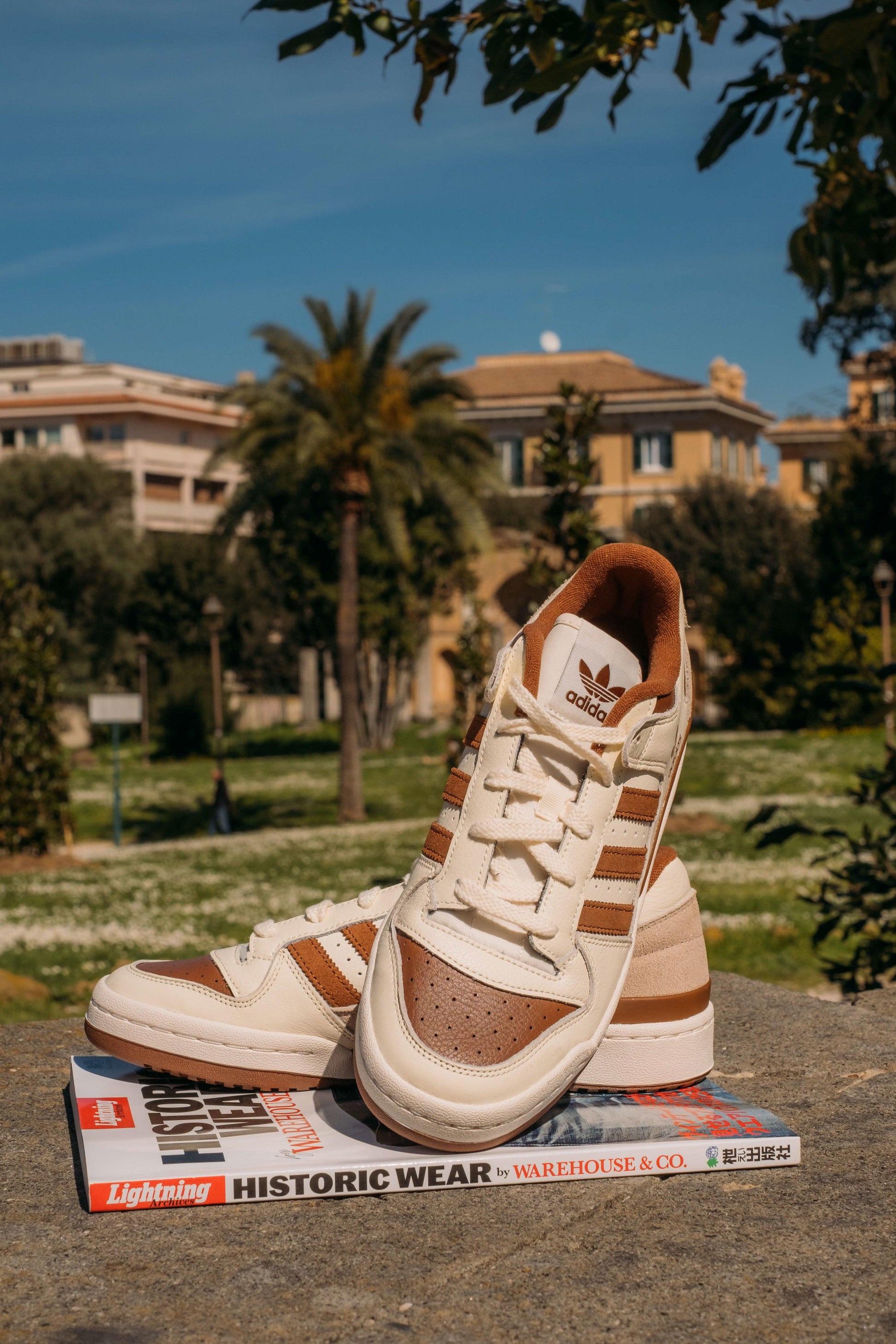 Gaffi Store 1966 Forum Low Cream White/Preloved Brown/Wonder Beige Adidas