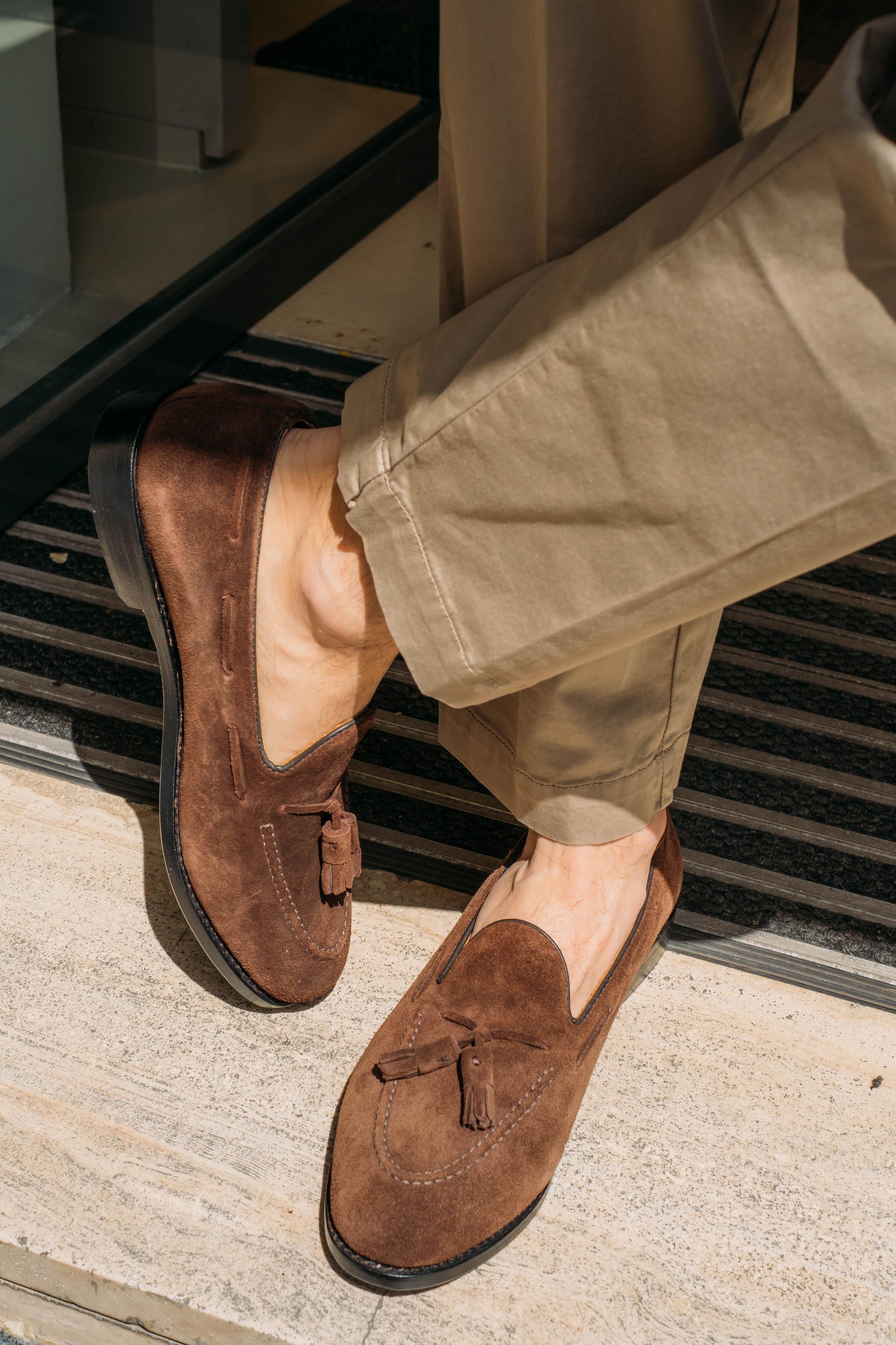 Gaffi Store 1966 Moc Medford Suede GYW Dark Brown Sebago