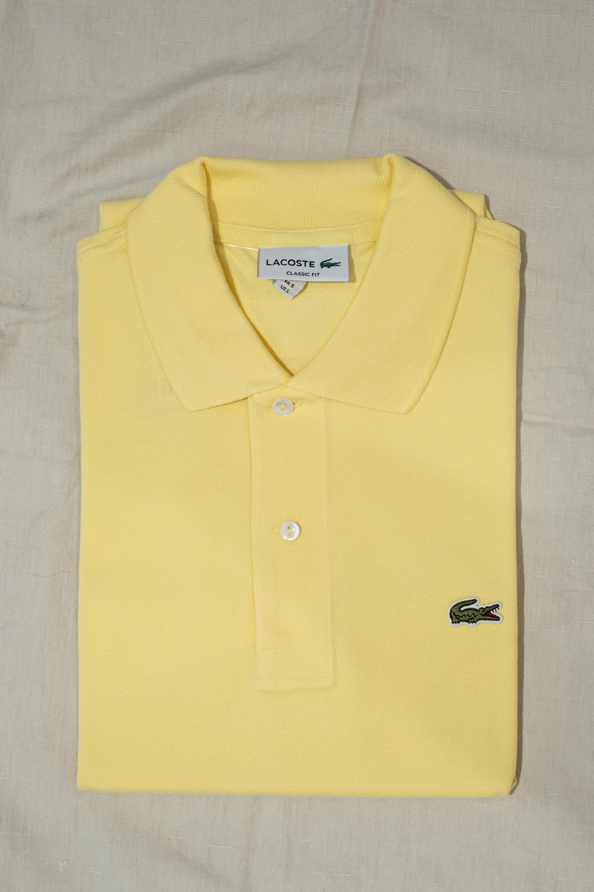 Gaffi Store 1966 Polo Originale L.12.12 Giallo Lacoste