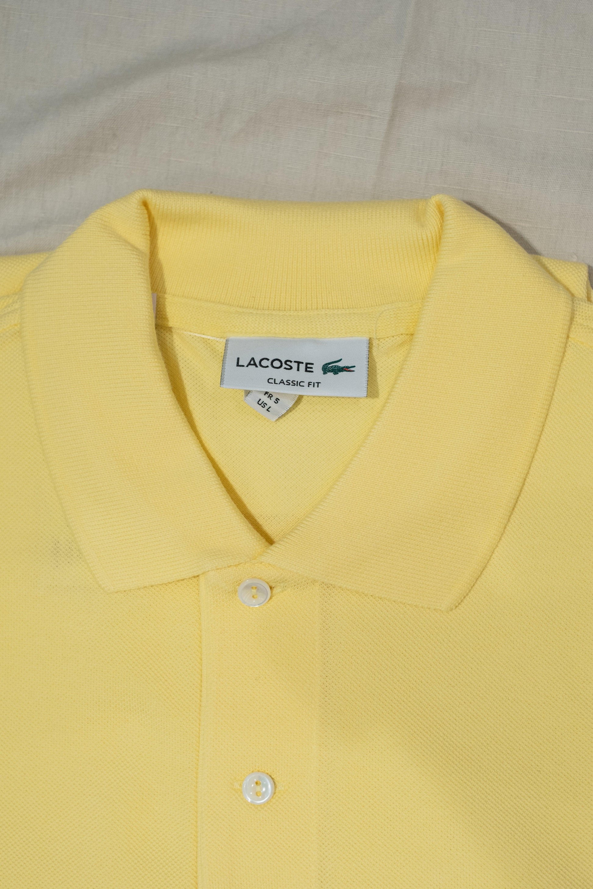 Gaffi Store 1966 Polo Originale L.12.12 Giallo Lacoste