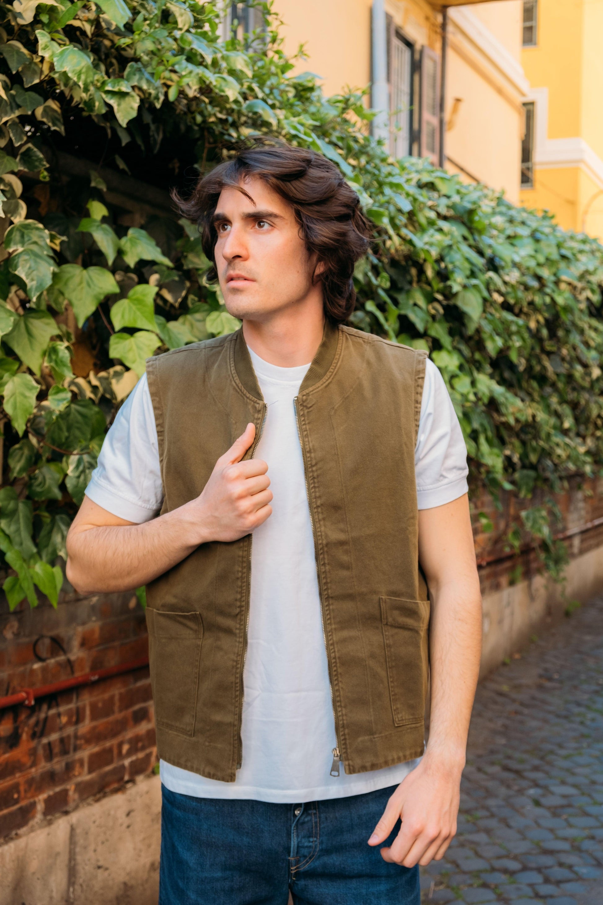 Gaffi Store 1966 Vest in Cotone Militare Seadog