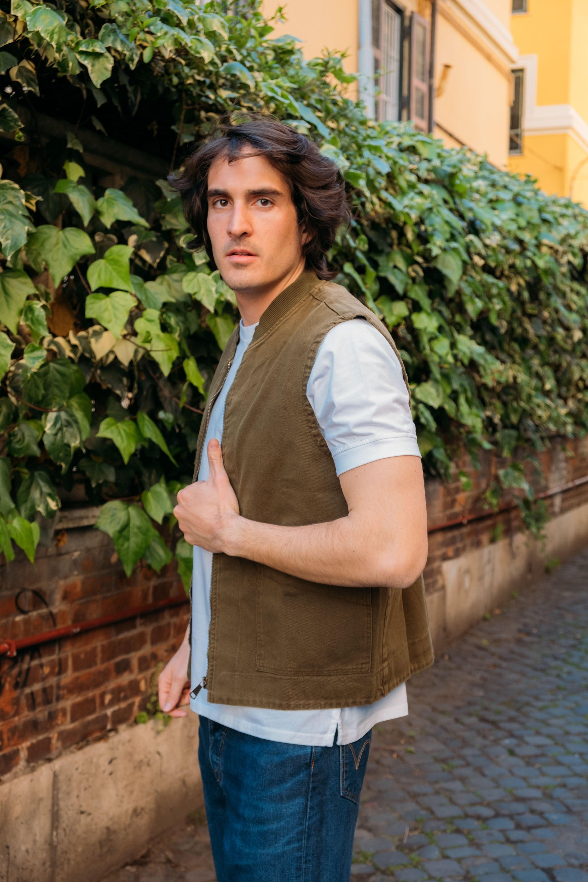 Gaffi Store 1966 Vest in Cotone Militare Seadog