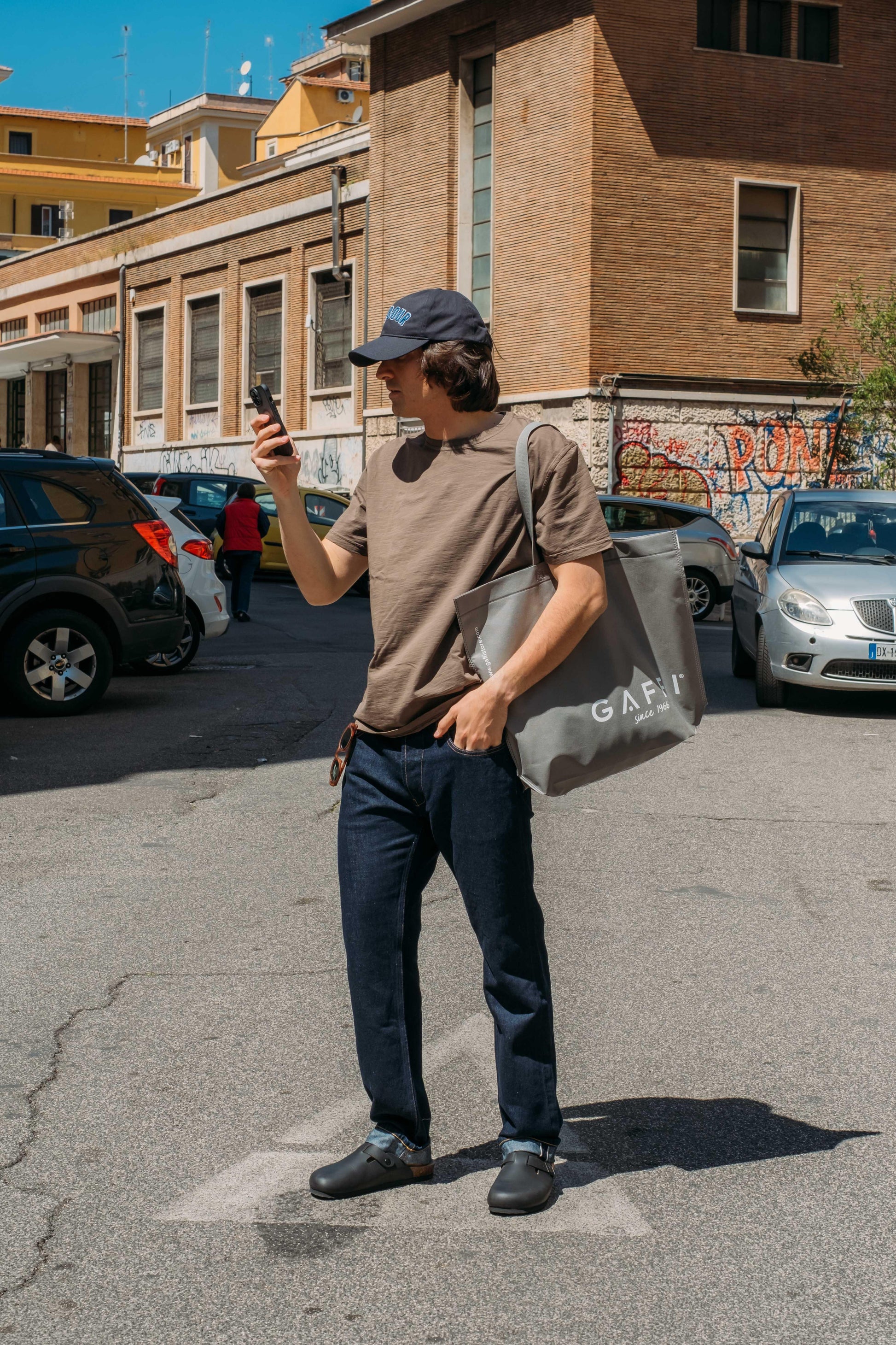 Gaffi Store 1966 Campbell Sports Cap Navy Barbour