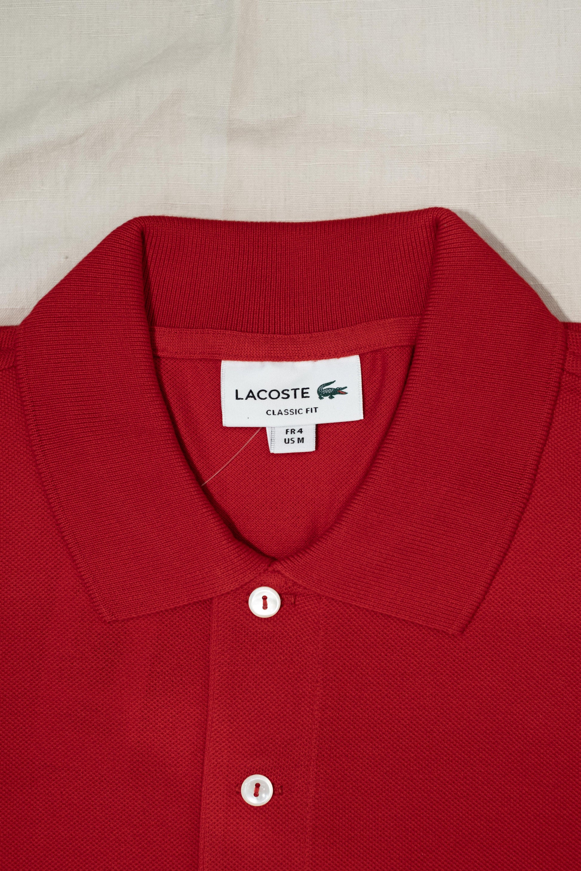 Gaffi Store 1966 Polo Originale L.12.12 Rouge Lacoste