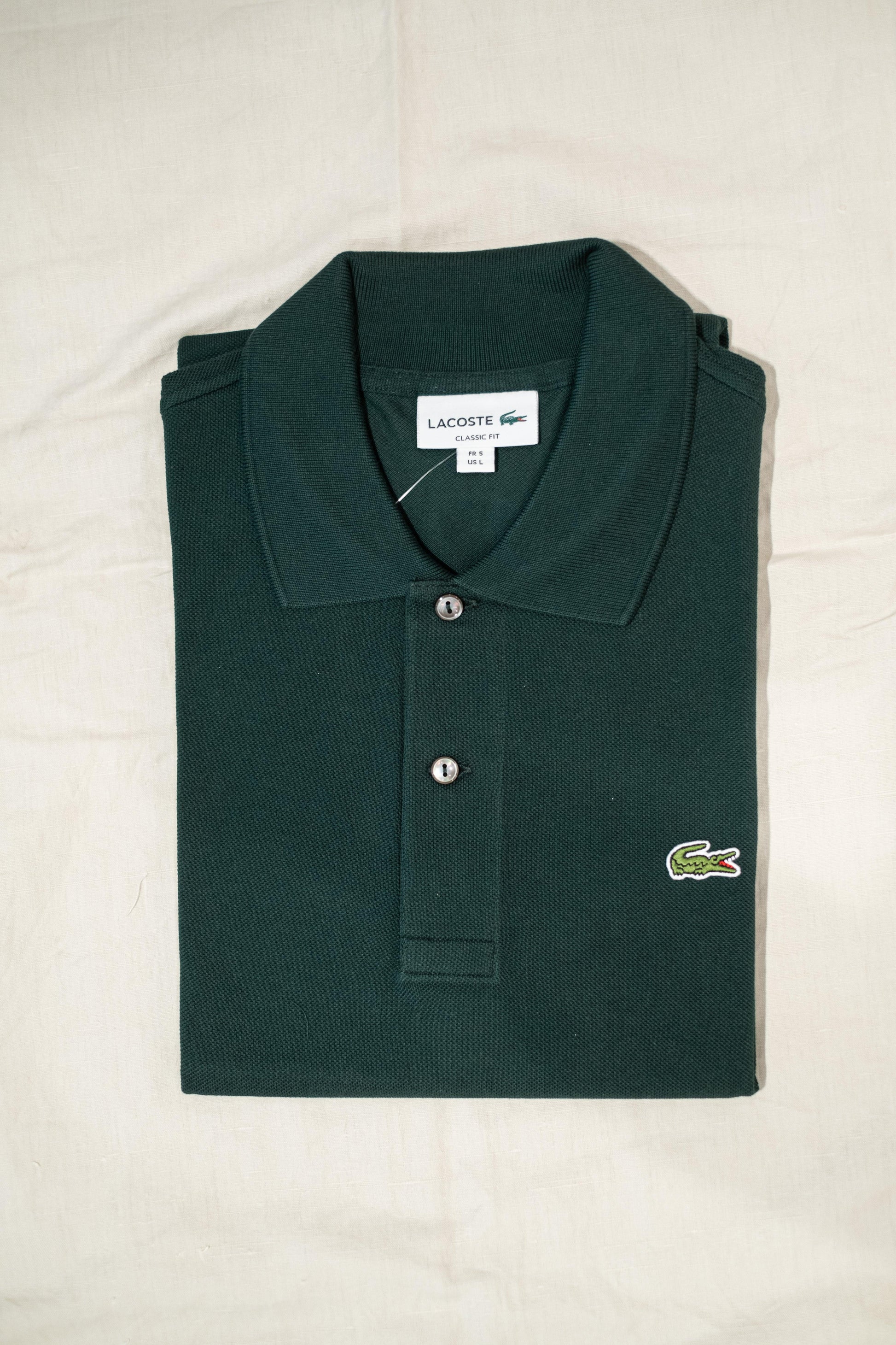 Gaffi Store 1966 Polo Originale L.12.12 Verde Sinople Lacoste