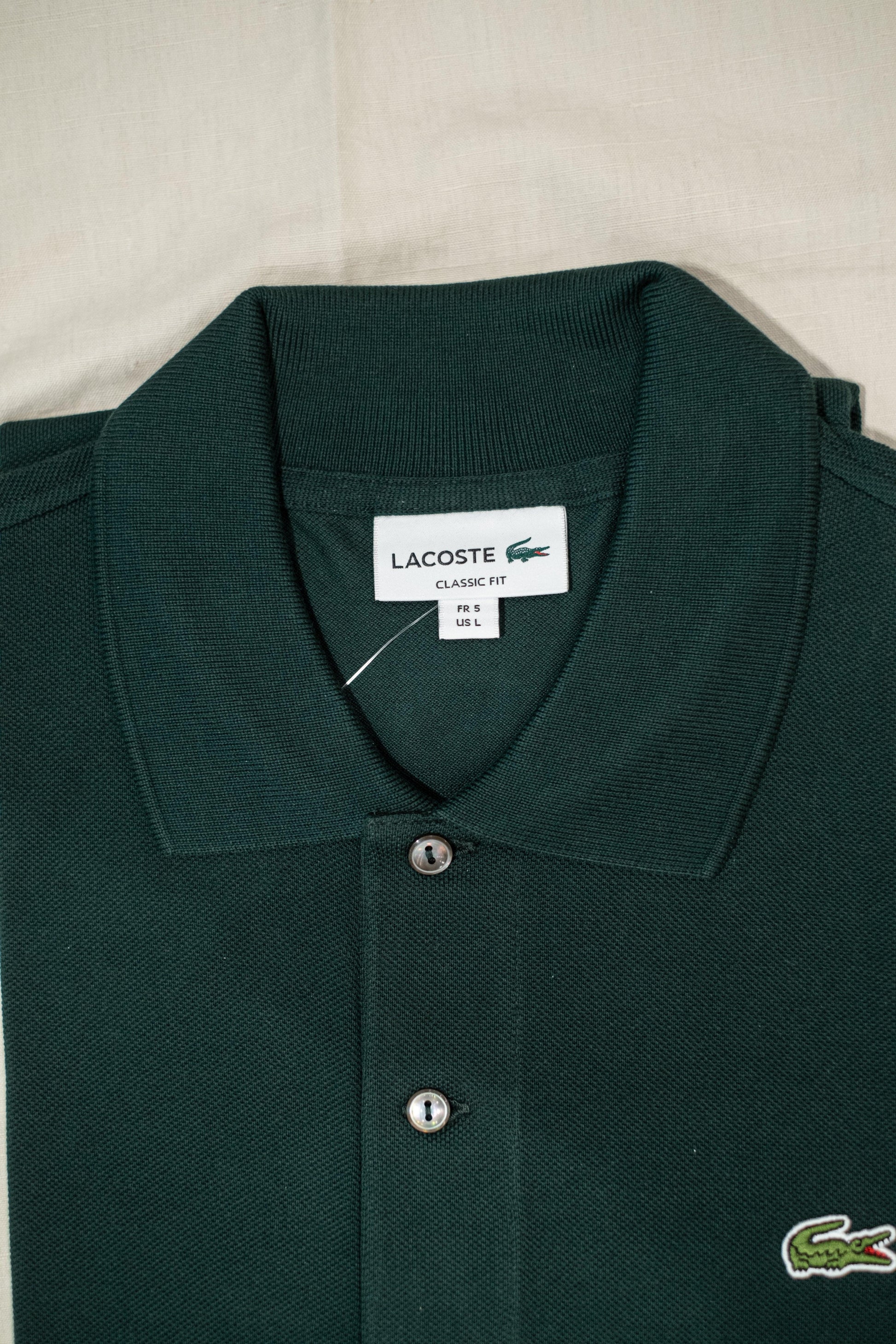 Gaffi Store 1966 Polo Originale L.12.12 Verde Sinople Lacoste