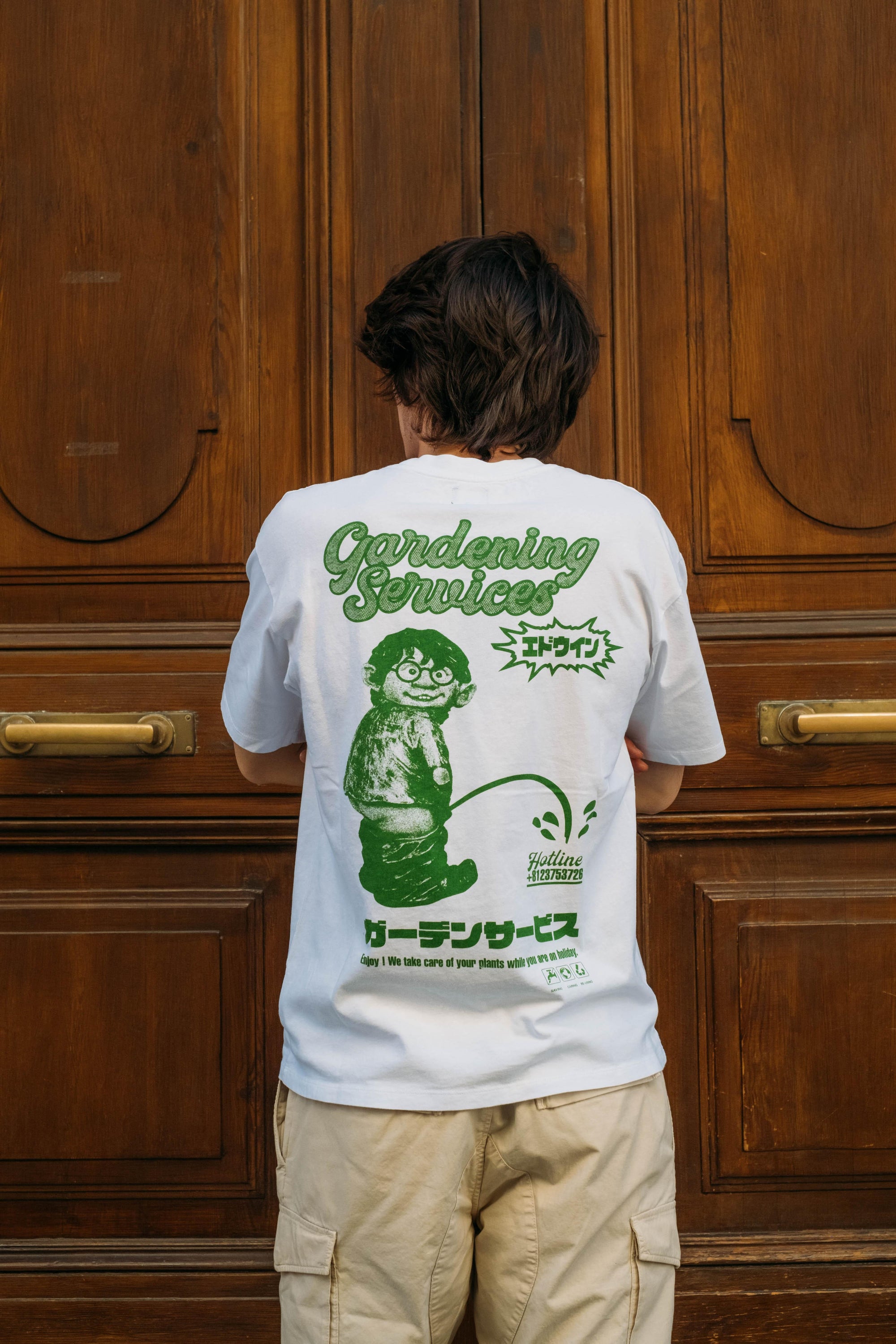 Gaffi Store 1966 Gardening Services T-shirt White Edwin