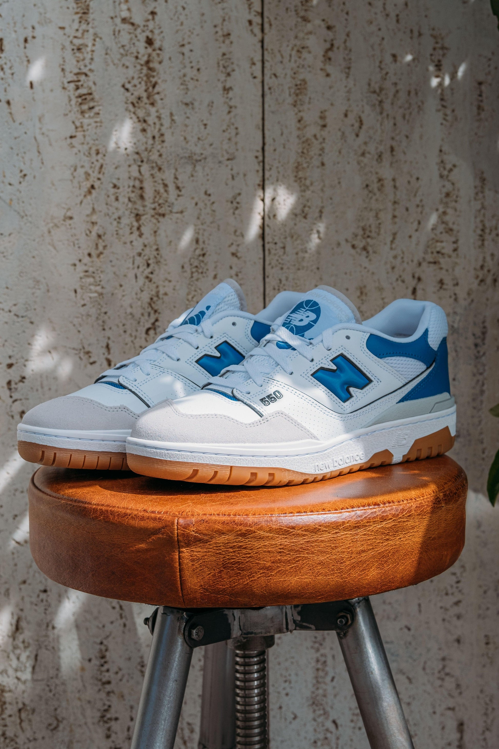 Gaffi Store 1966 550 White/Blue New Balance