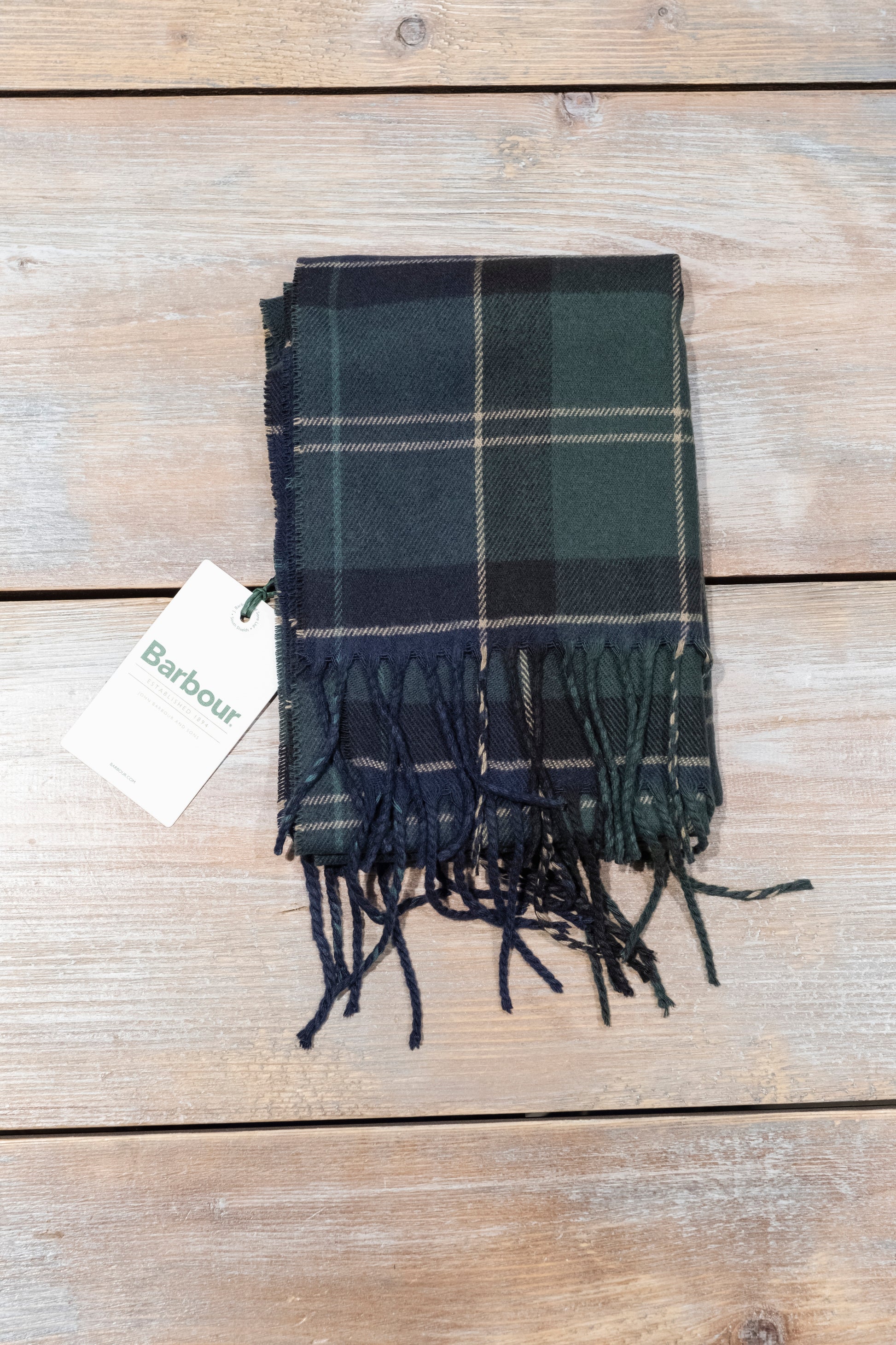 green-loch-barbour-ai24-galingale-tartan-scarf