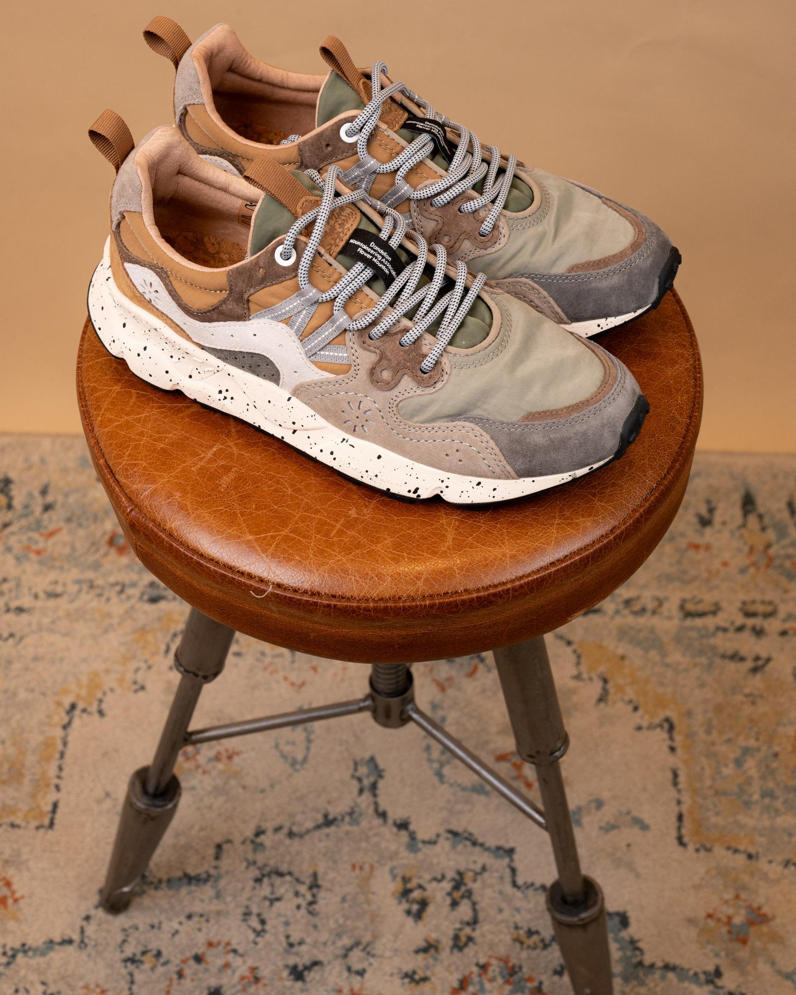 Flower mountain yamano 3 sneakers uomo grigio grey onion