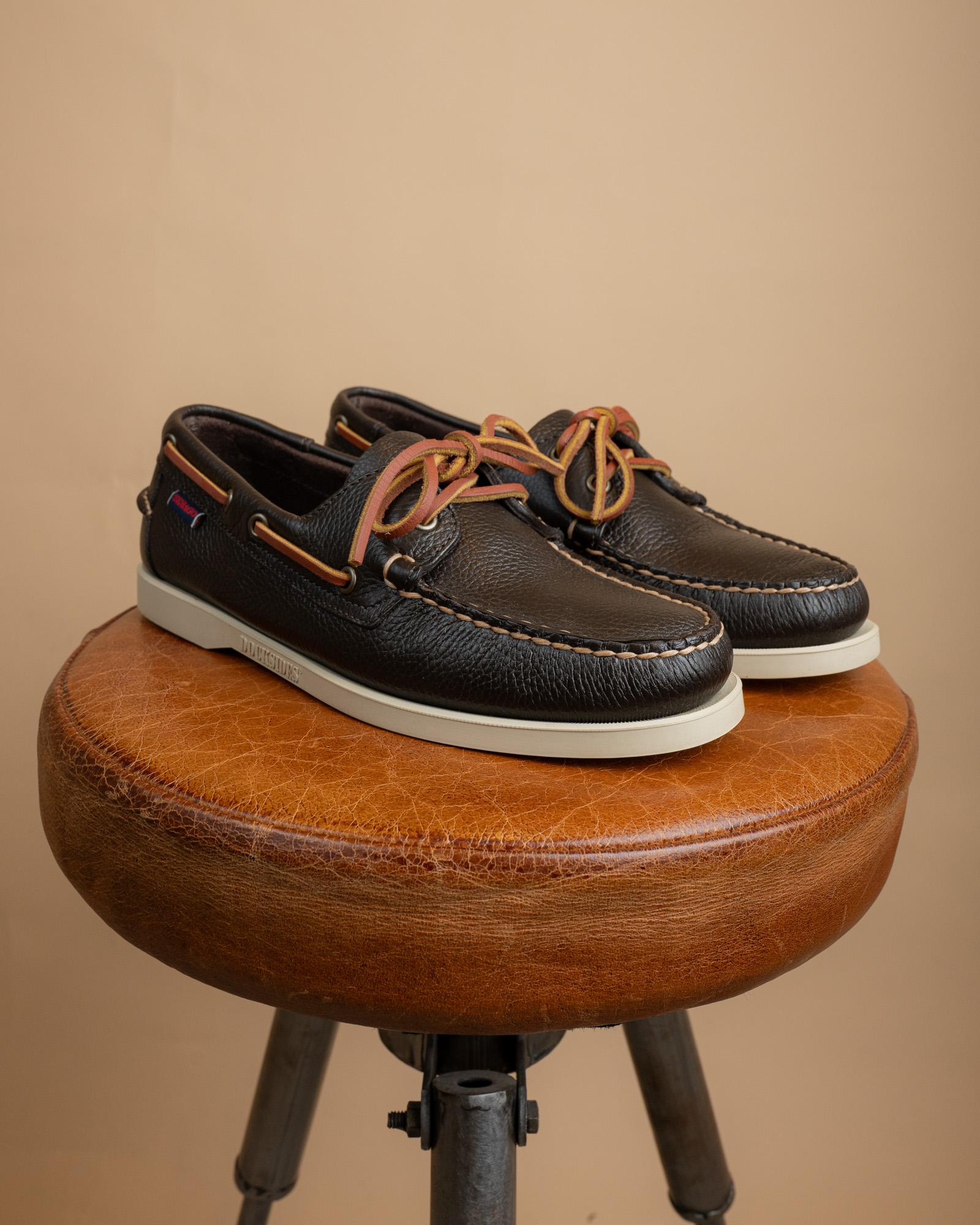 Scarpe da Barca Portland Martellato Dark Brown 73118WW 901 Sebago 
