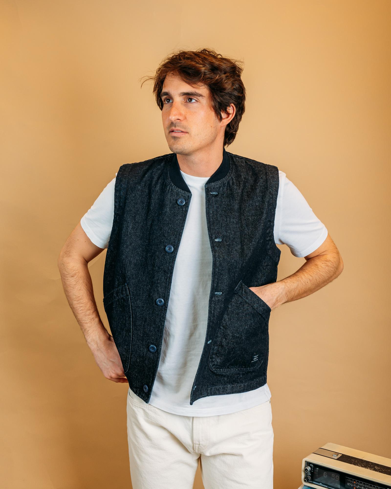 Gilet Marsh Denim Dark Blue JMDNM C99 Impure 
