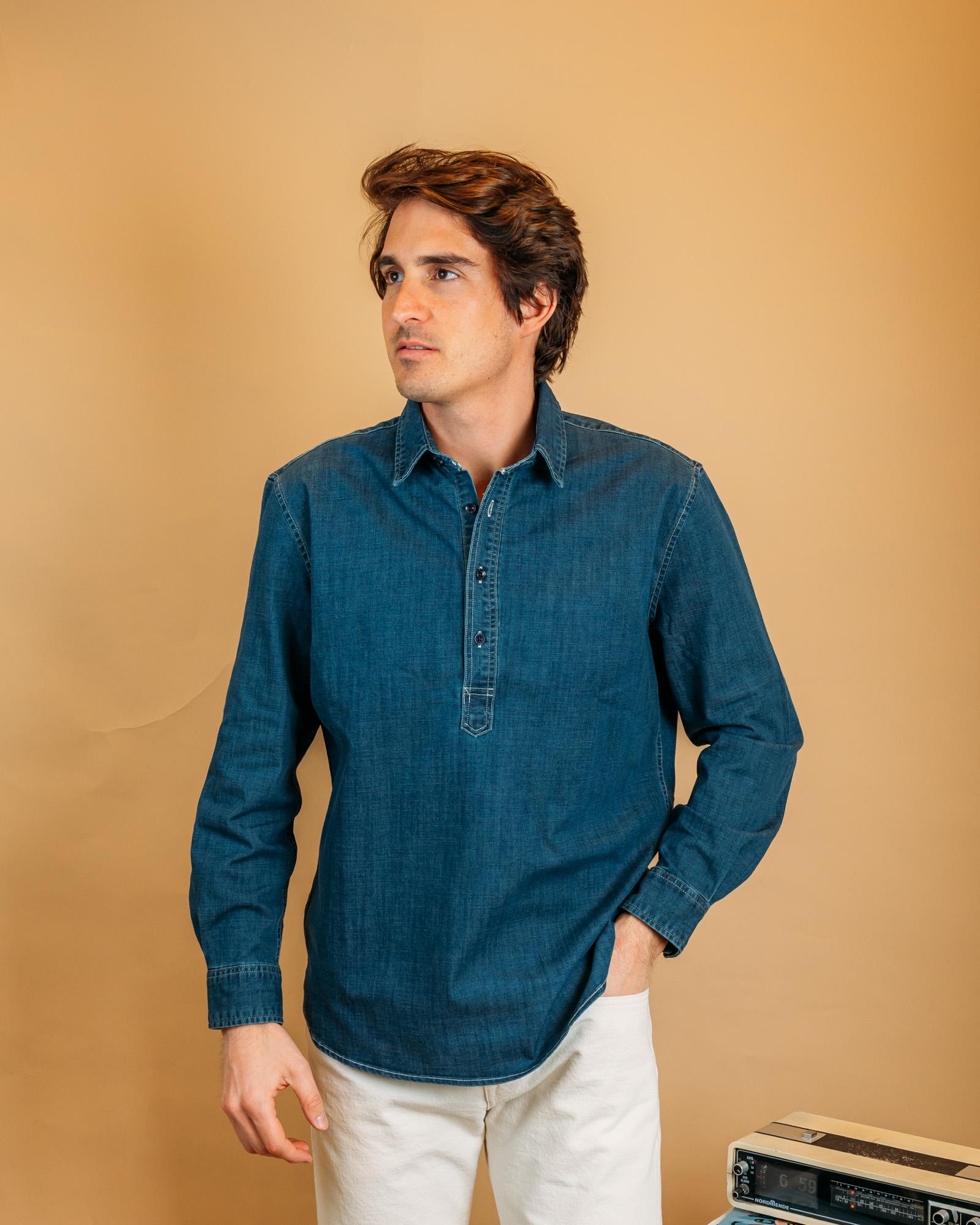 Camicia Cleveland Blue Denim SMDST C27 Impure 