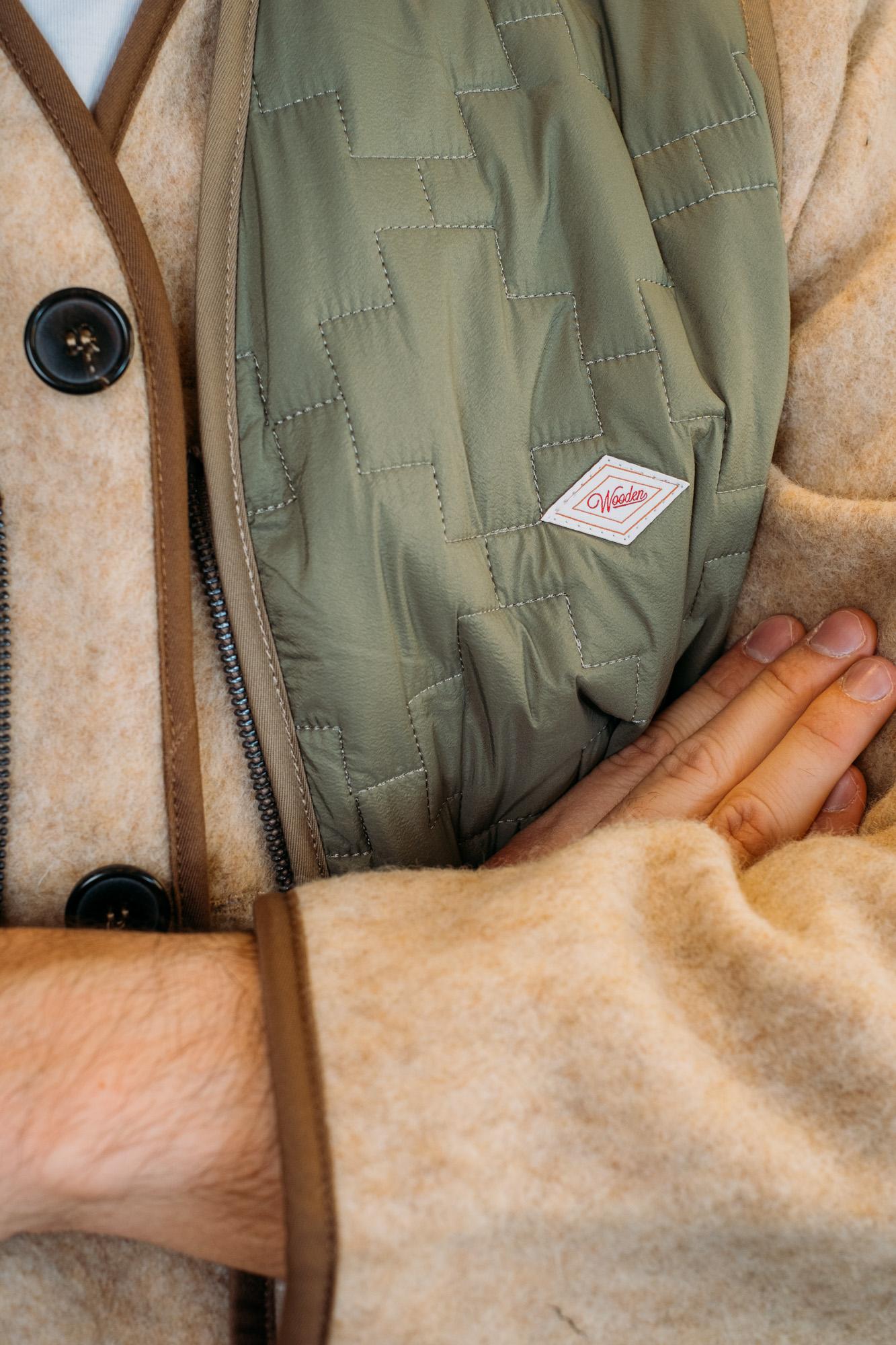 Gilet Rail Zip RAIL ZIP PICKLE Wooden 