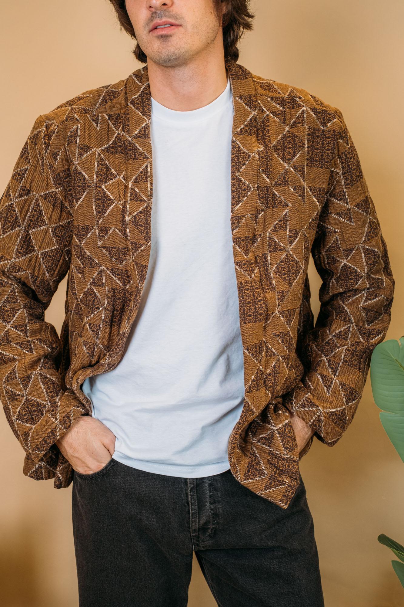 Kimono Bilbao BILBAO JACQUARD TERRA Wooden 