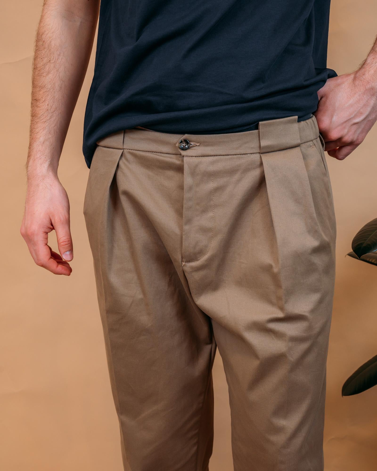 Pantaloni Tirana Visone GATIR7845S26 194 Gaffi 