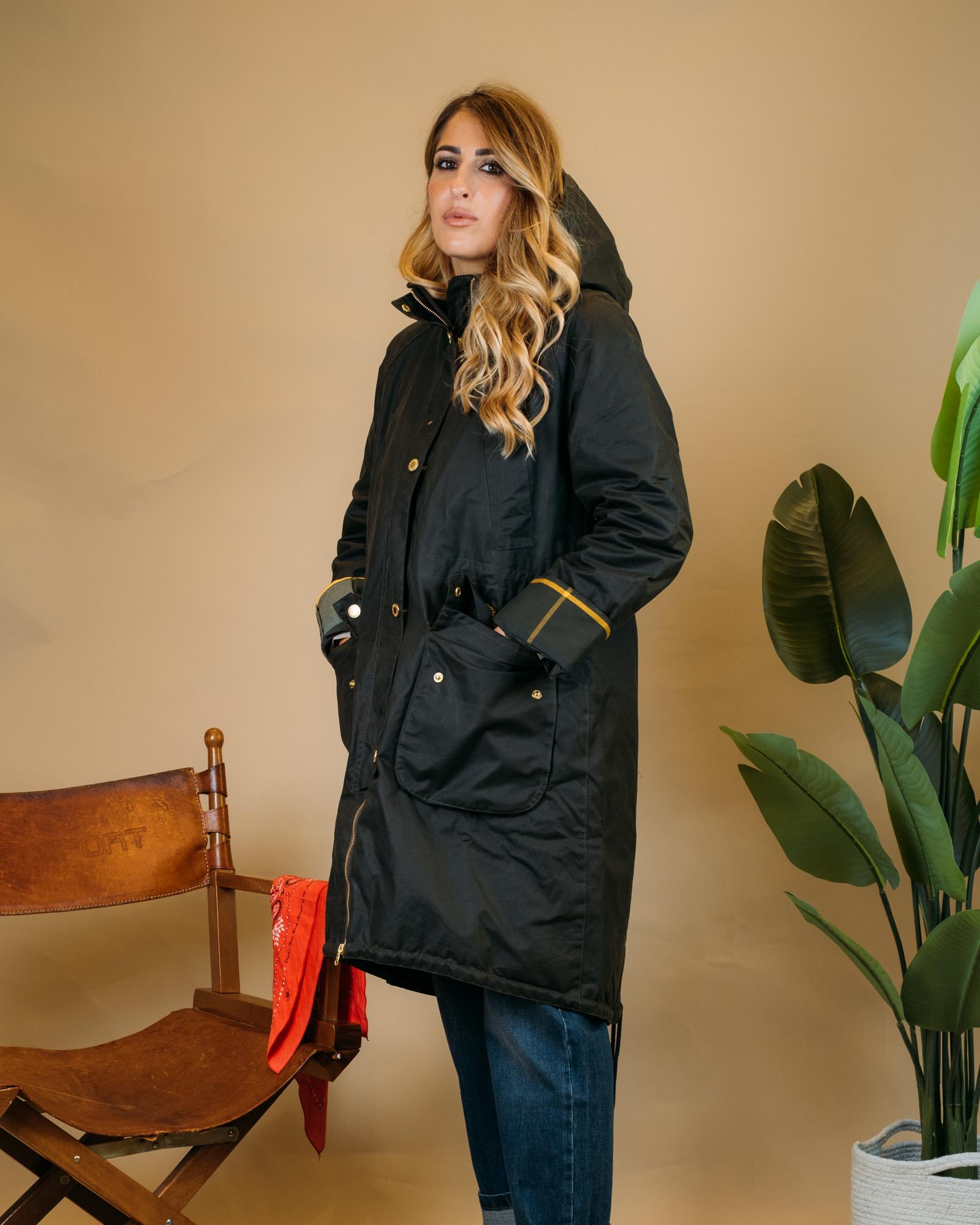 Marcy Wax Parka LWX1456 OL52 Barbour 