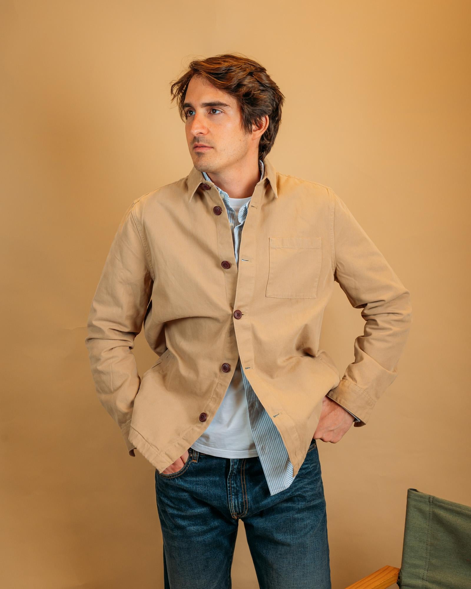 Overshirt Washed Stone MOS0281 ST17 Barbour 