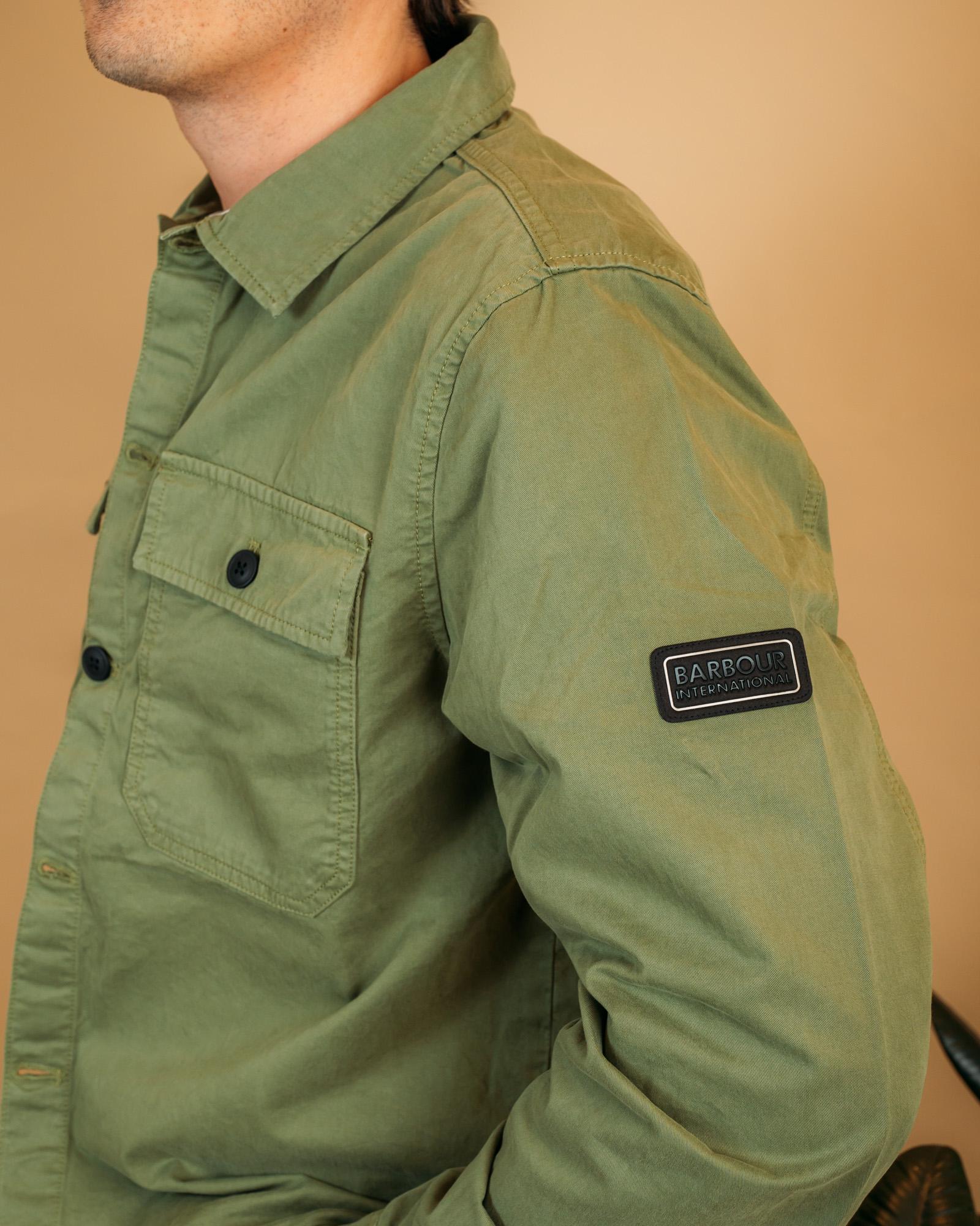 Overshirt Arlo Burnt Olive MOS0390 OL39 Barbour International 