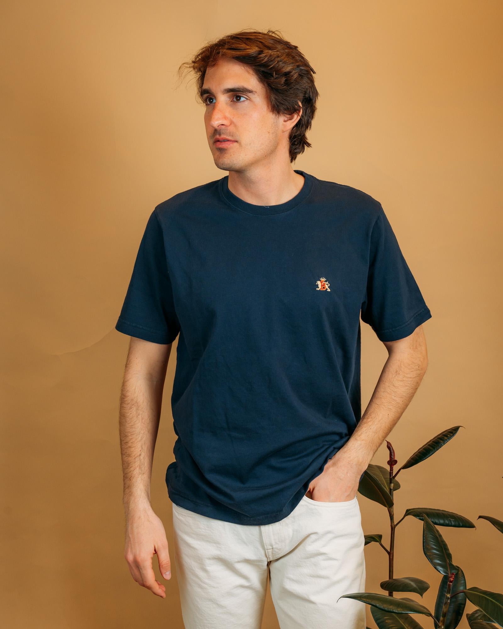 T-shirt Icon Logo Tee Navy BRTEE0029 309 Baracuta 