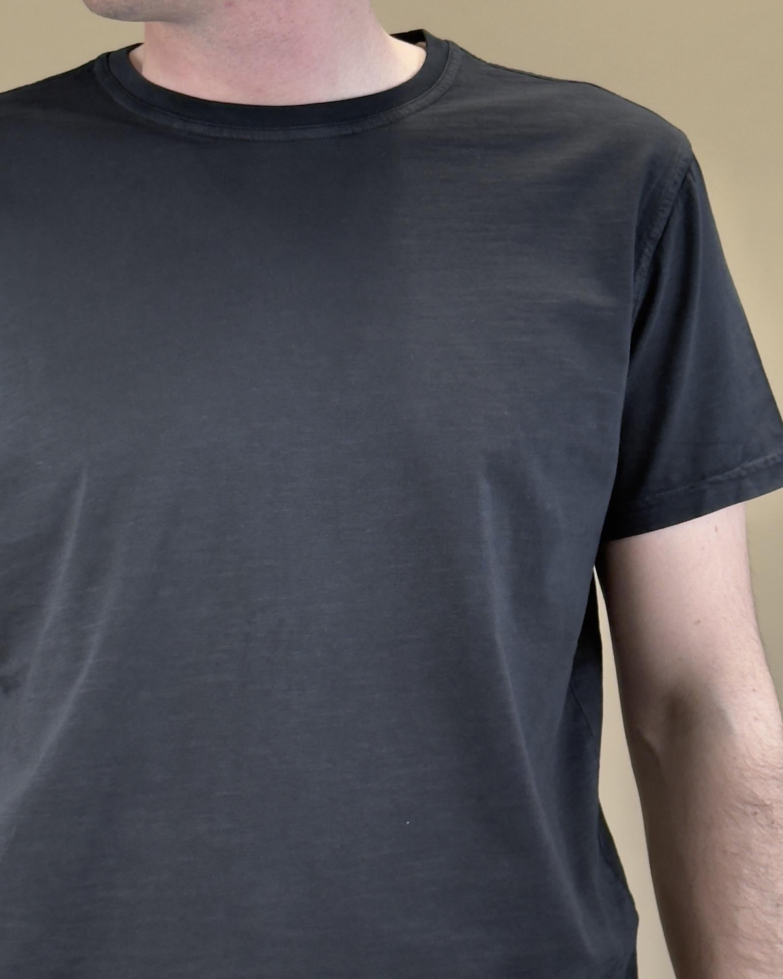 T-shirt in Cotone Fiammato BLKM1009 BL Bl'ker