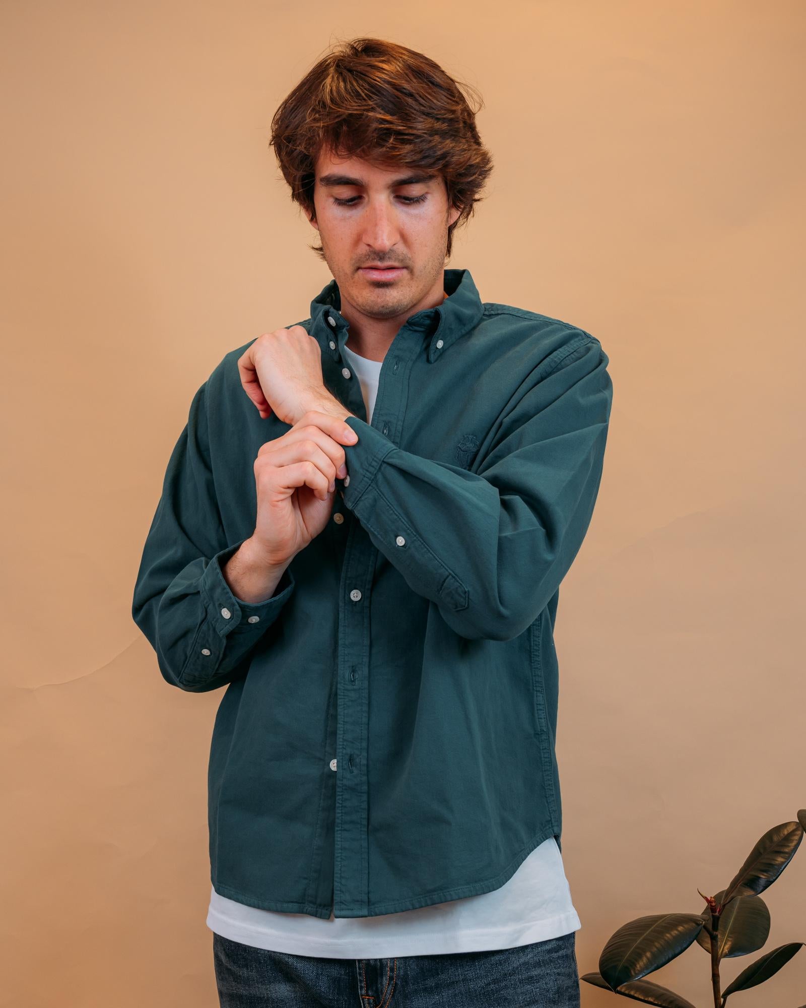 Camicia Arlo Mediterranea Overdyed I036463 01.9K Edwin 